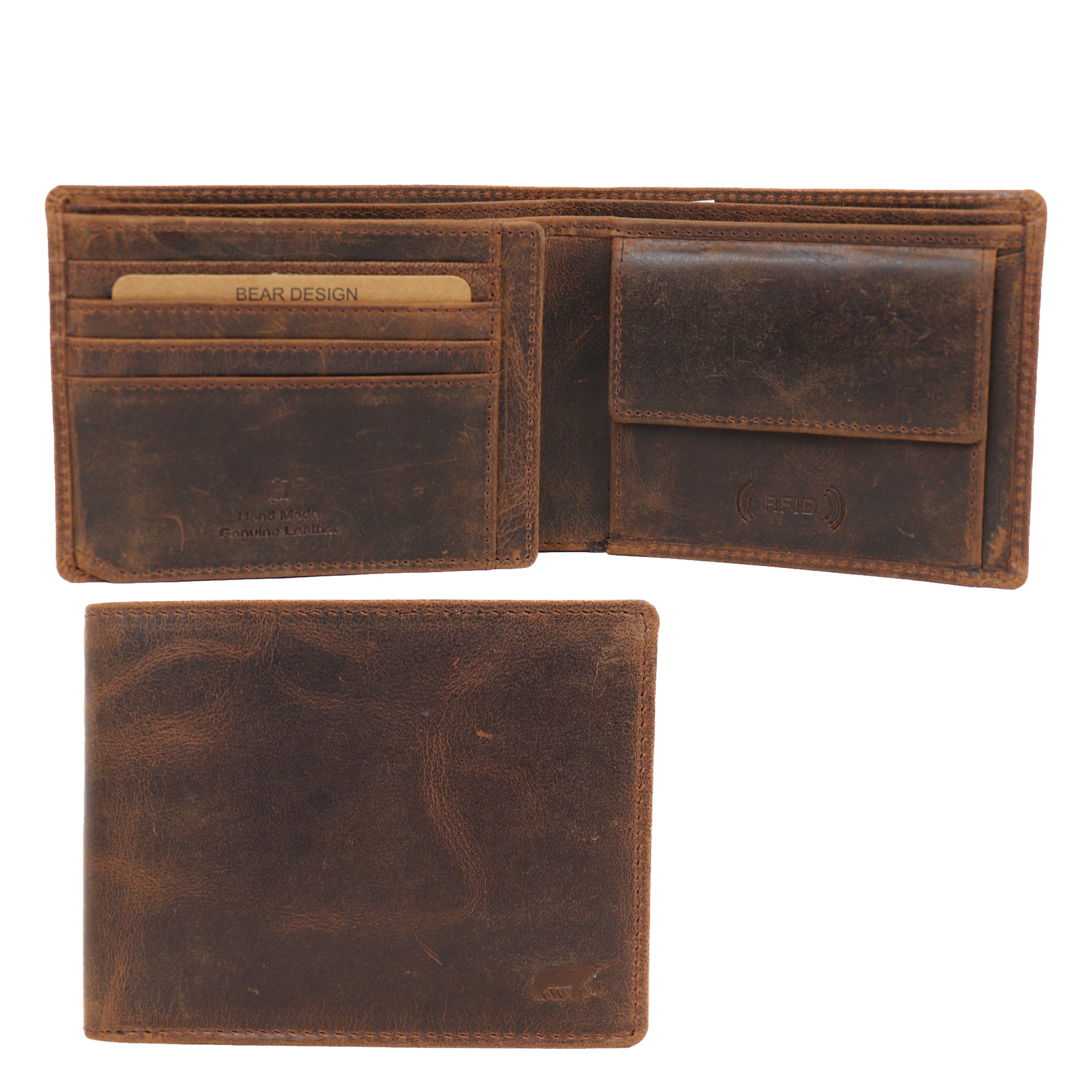 Billfold 'Ryan' Vintage cognac