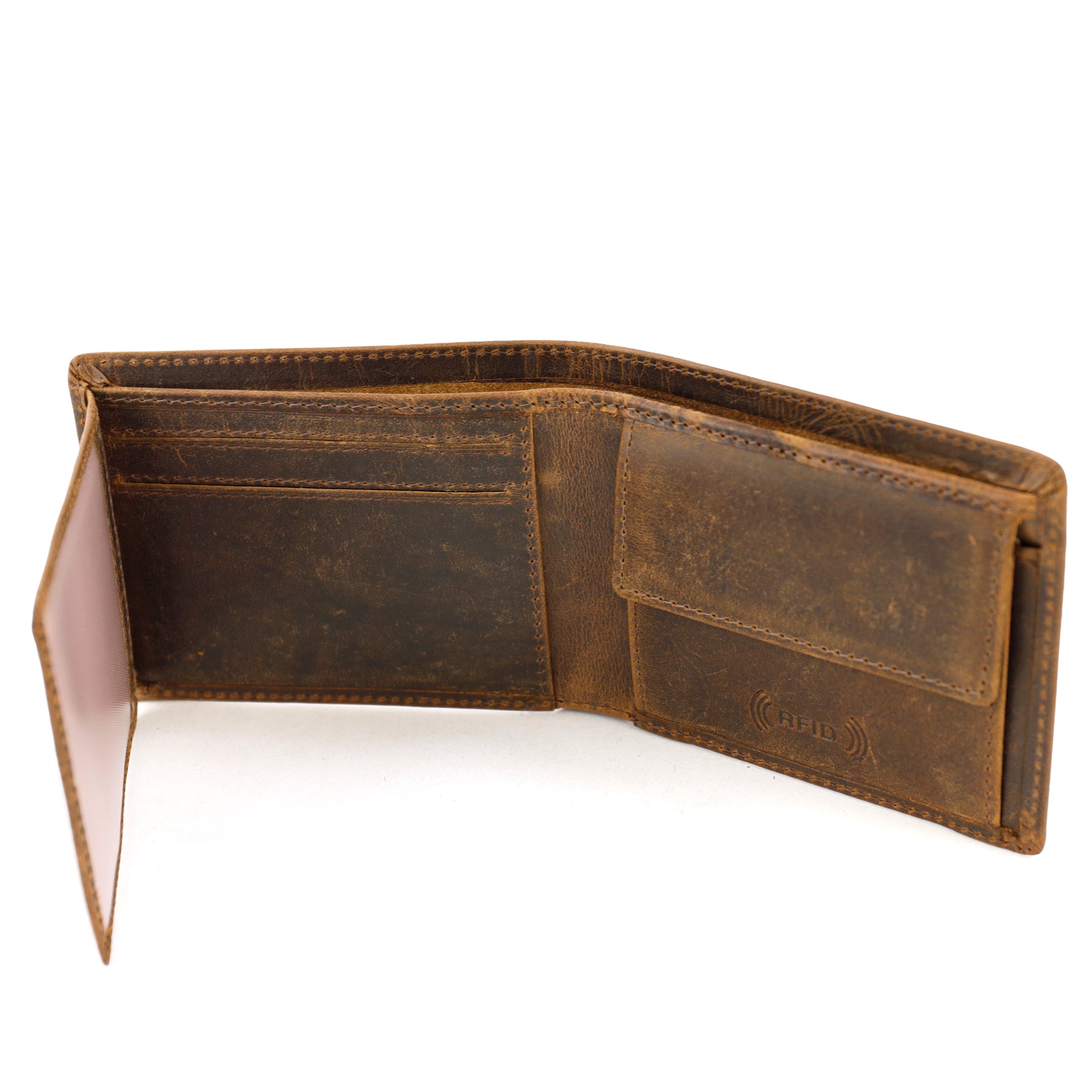 Billfold 'Lucas' vintage brown