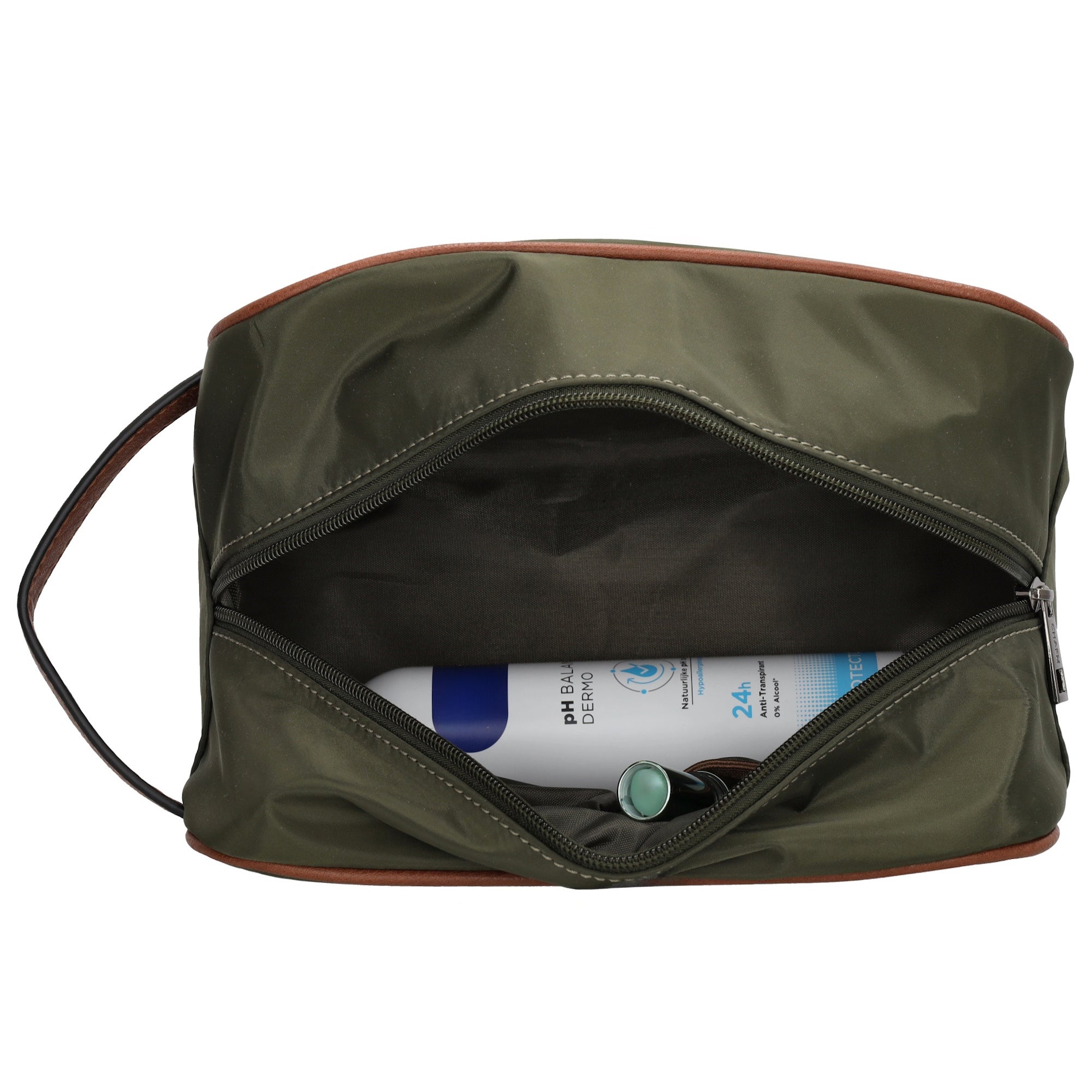 Buckingham - Toiletry bag olive green