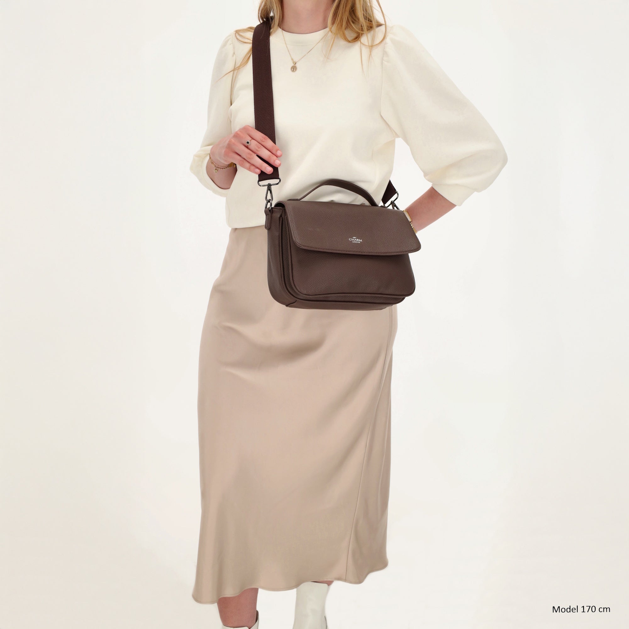 Mulberry Street - Handtas donkerbruin