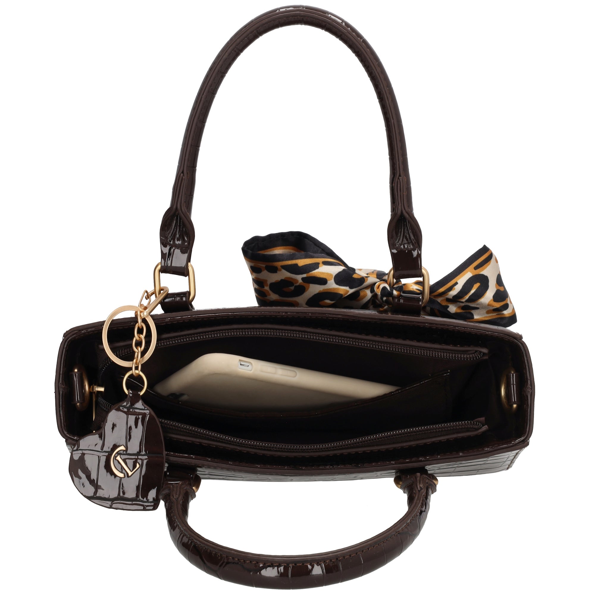 Knightsbridge Handtas donkerbruin