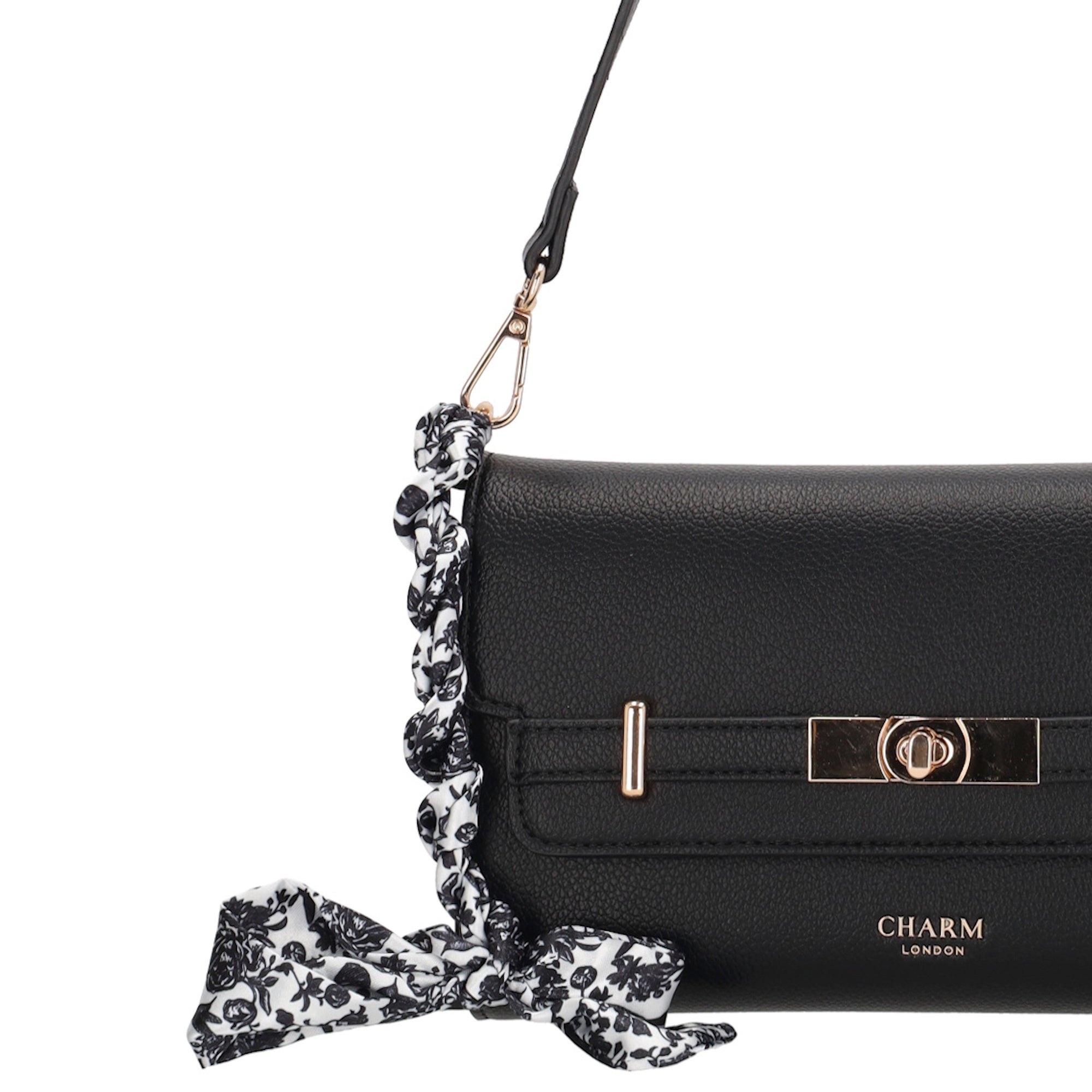 The Hamptons Schoudertas zwart