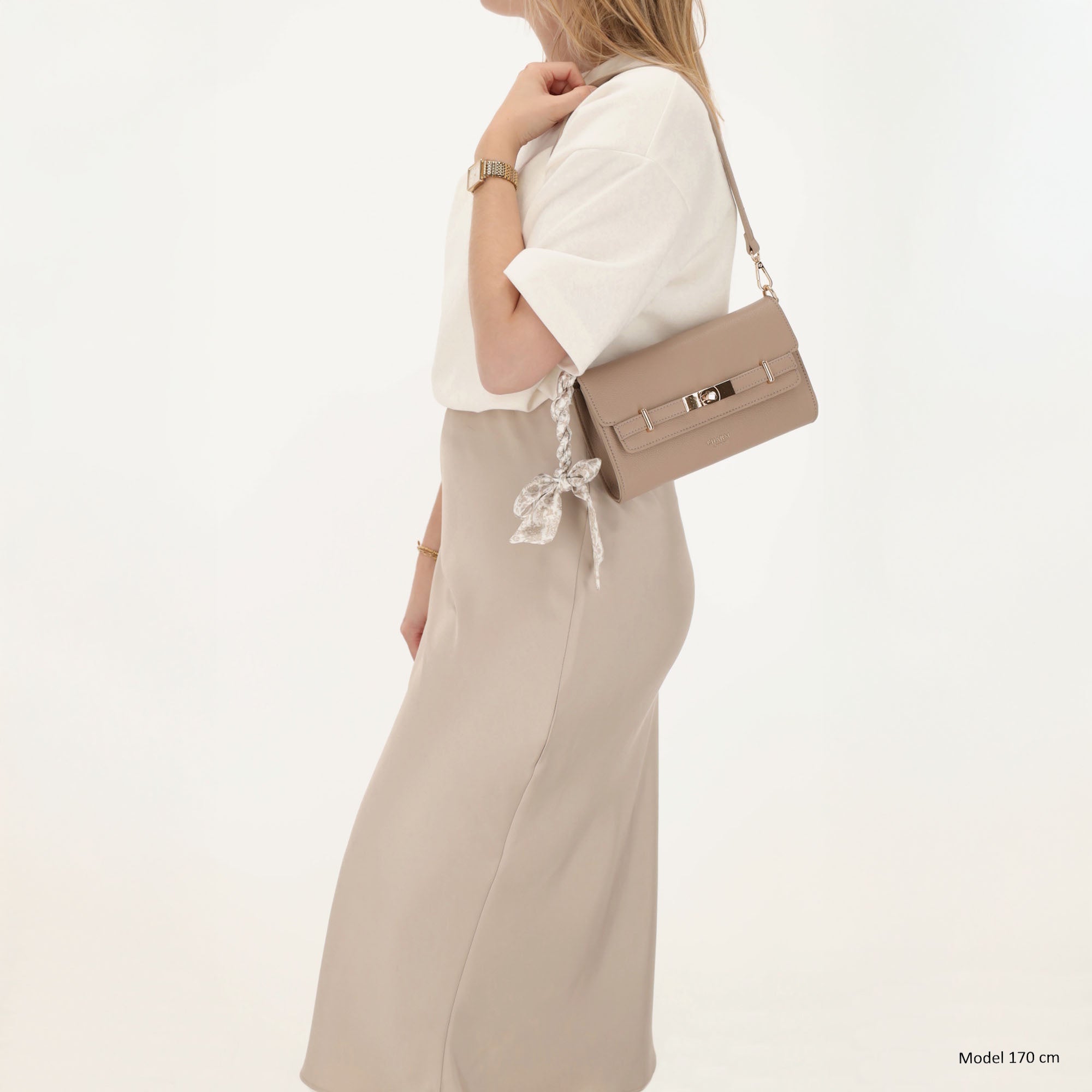 The Hamptons - Shoulder bag light taupe
