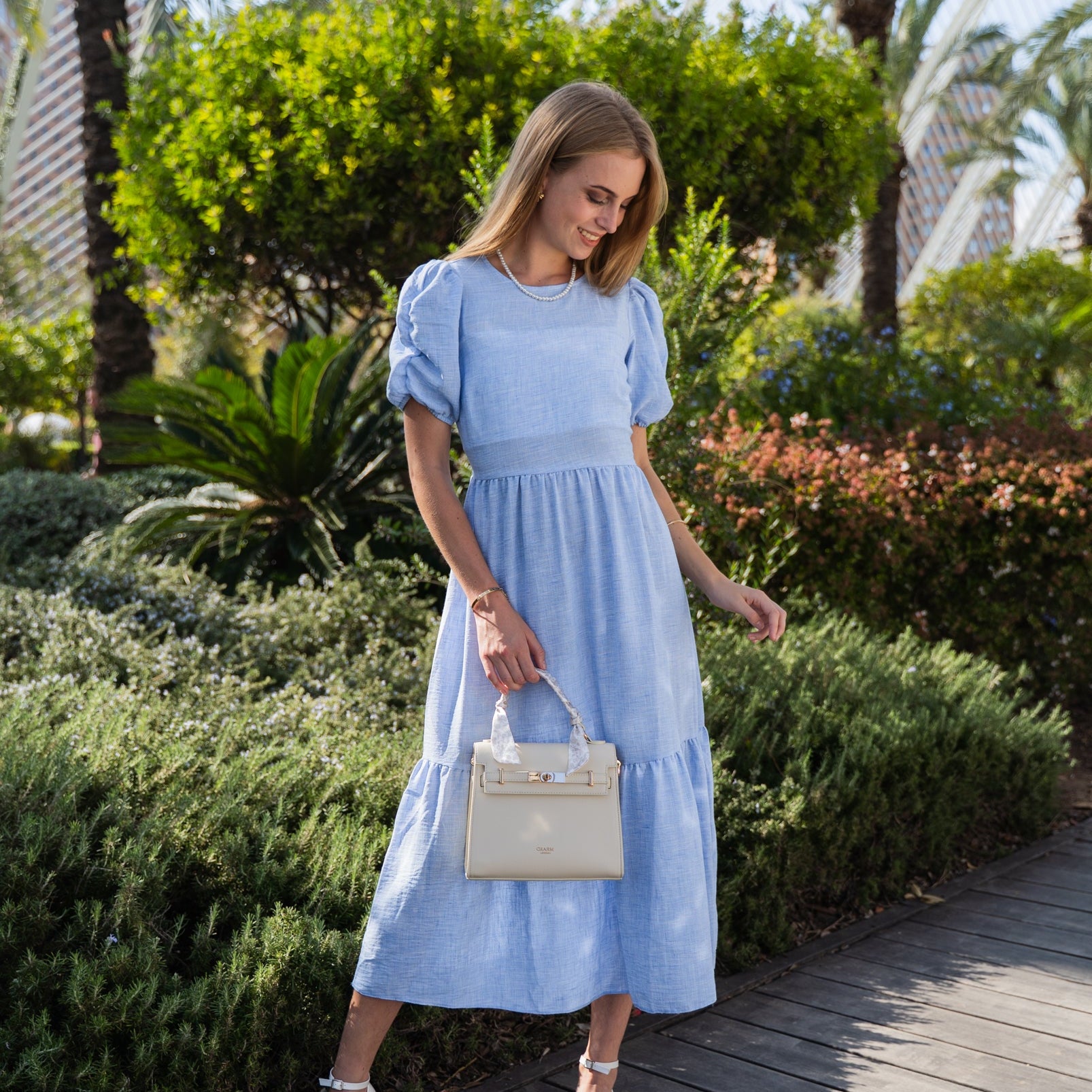 The Hamptons Handbag cream