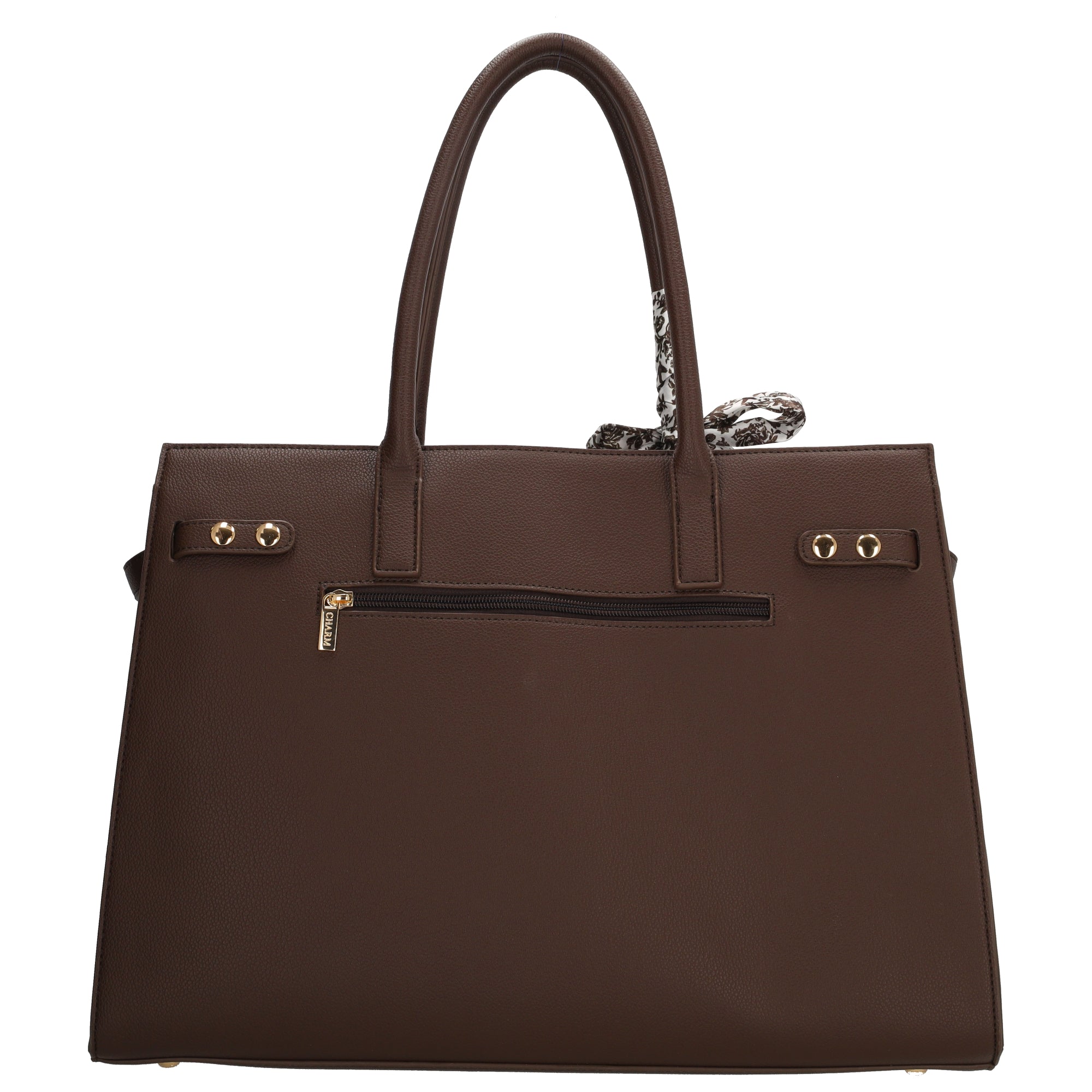 The Hamptons - Laptoptas 15.6” donkerbruin