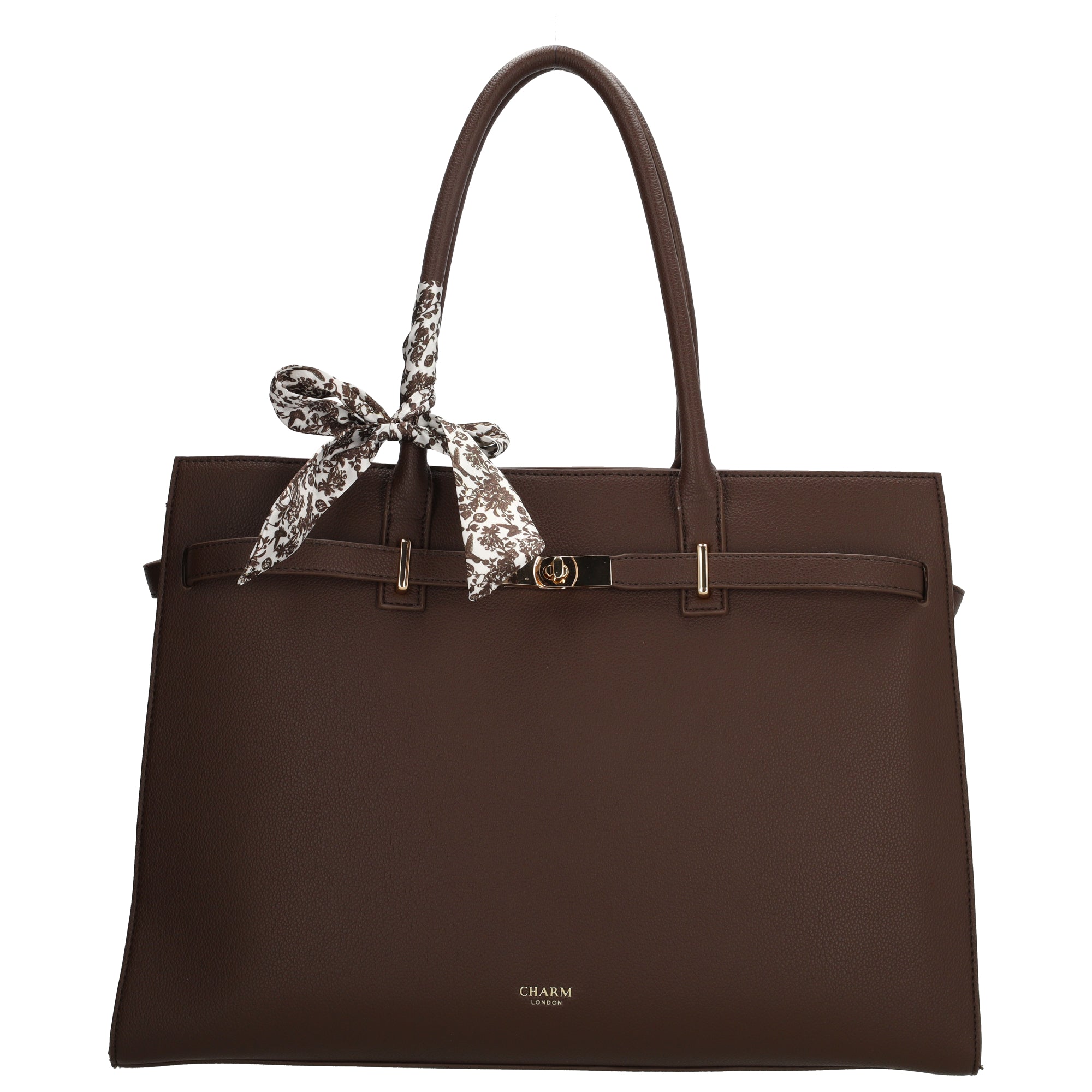 The Hamptons - Laptoptas 15.6” donkerbruin