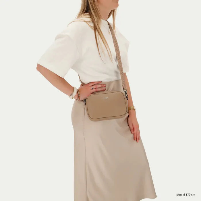 Mulberry Street Crossbody tas S taupe