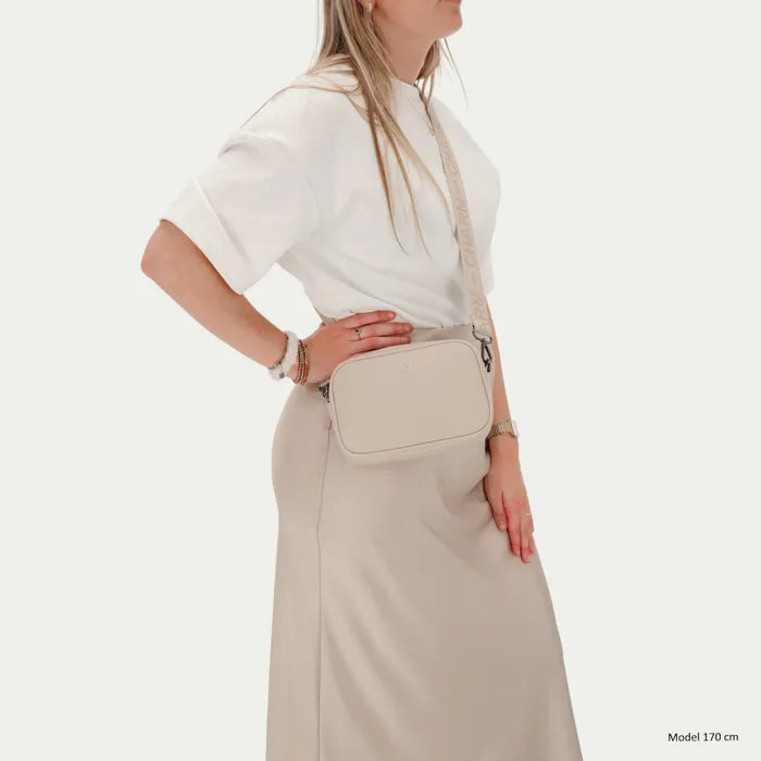 Mulberry Street Crossbody tas S beige
