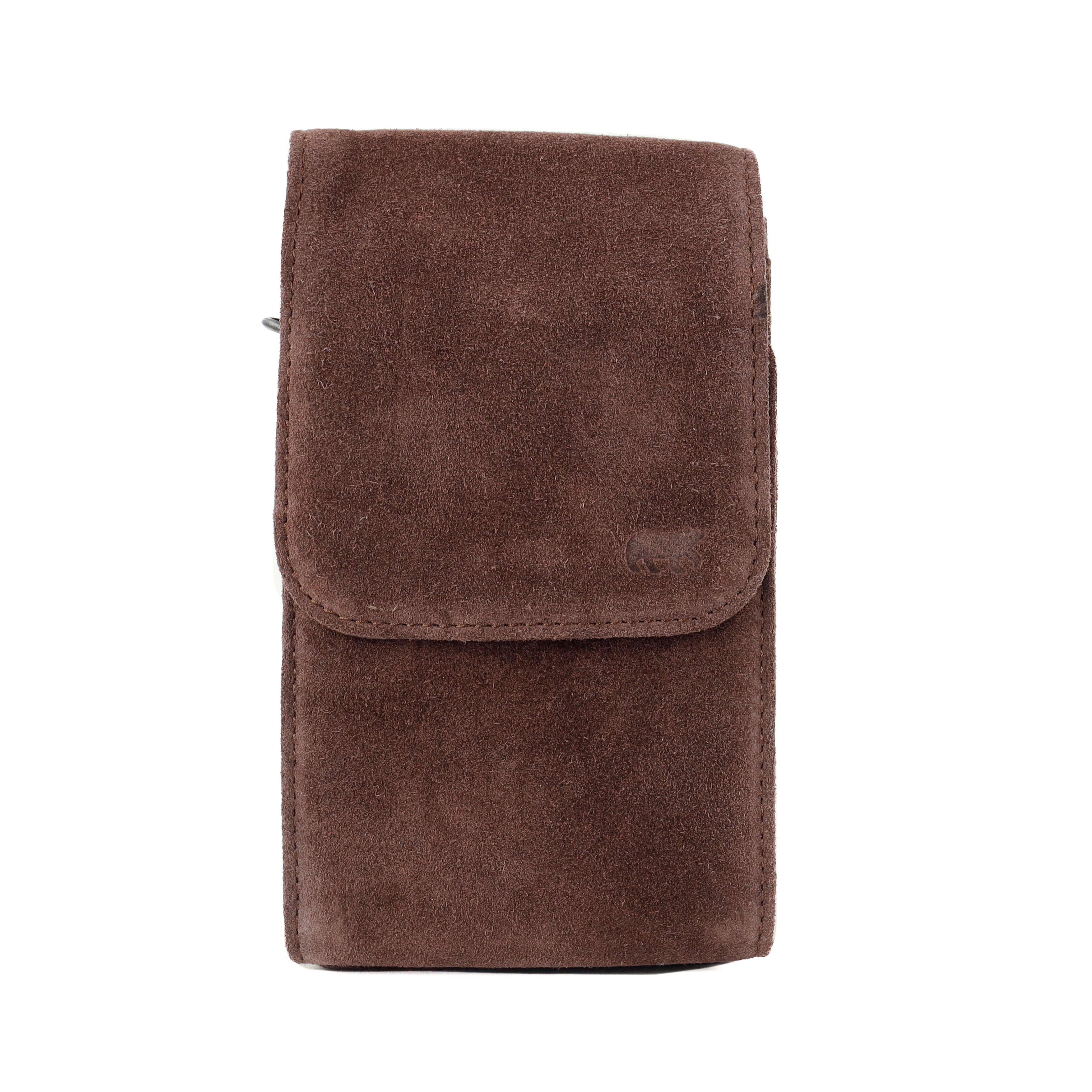 Suède schoudertasje 'Robbie' 2.0 choco