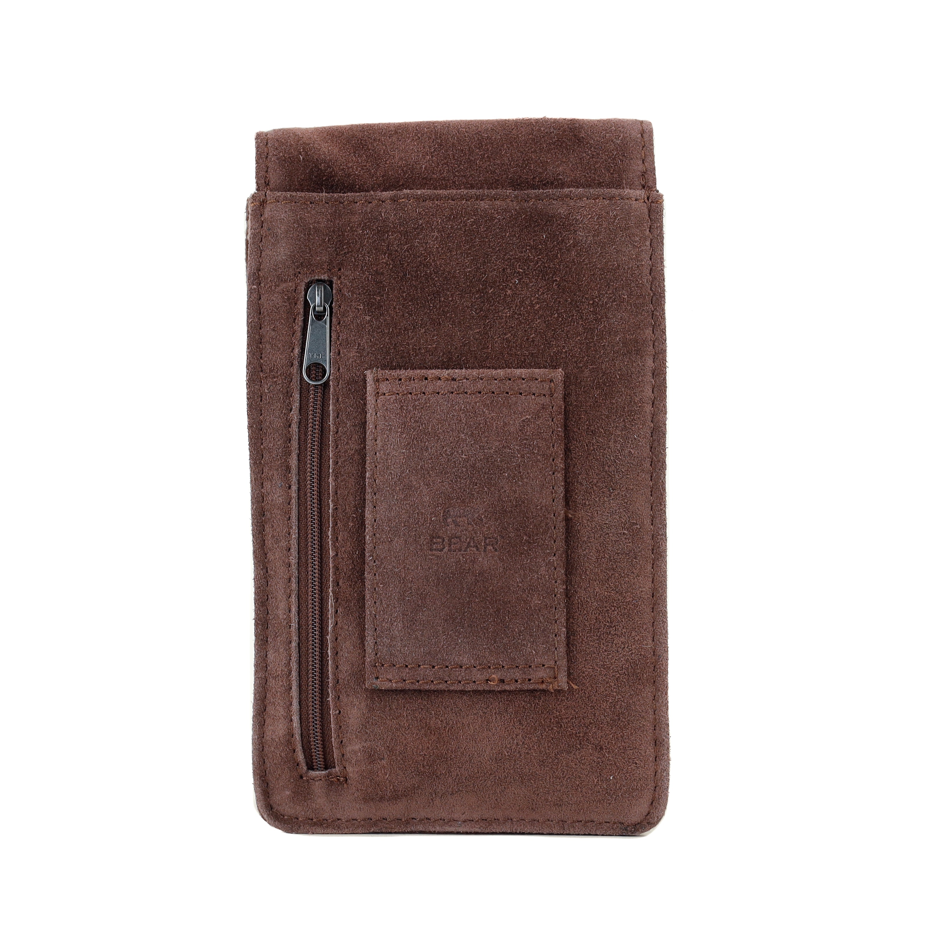 Suède schoudertasje 'Robbie' 2.0 choco
