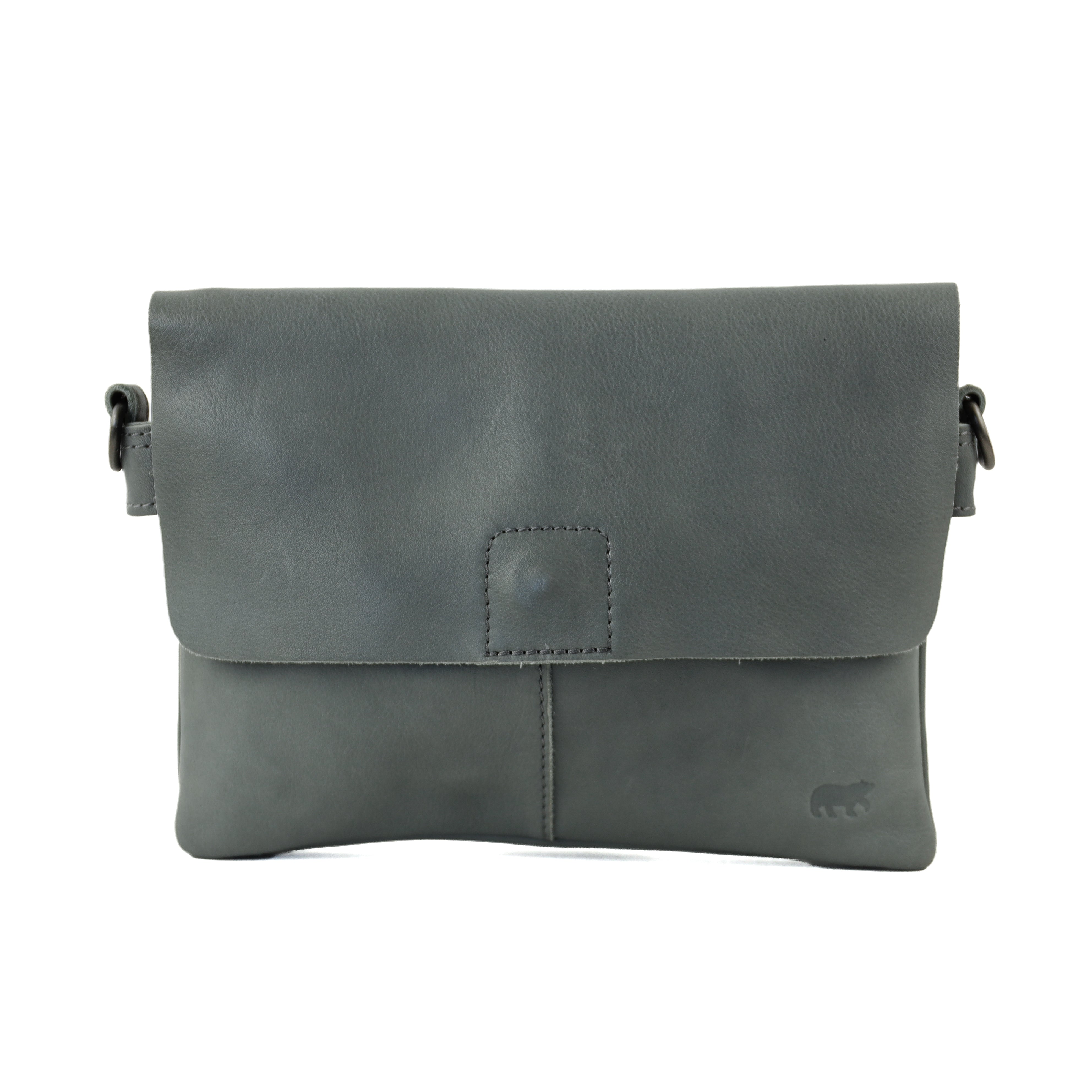 Schoudertasje met flap 'Billy' charcoal