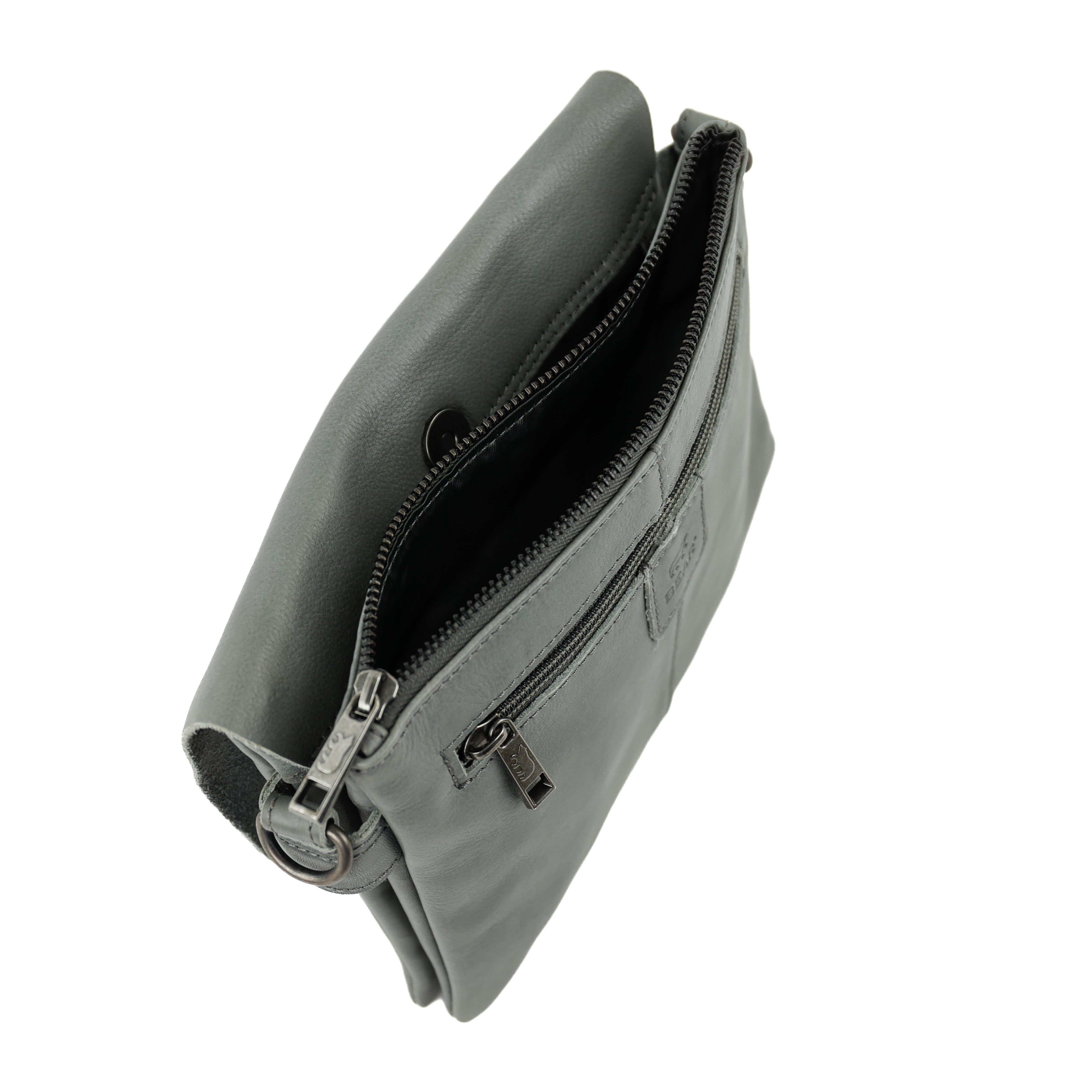 Schoudertasje met flap 'Billy' charcoal