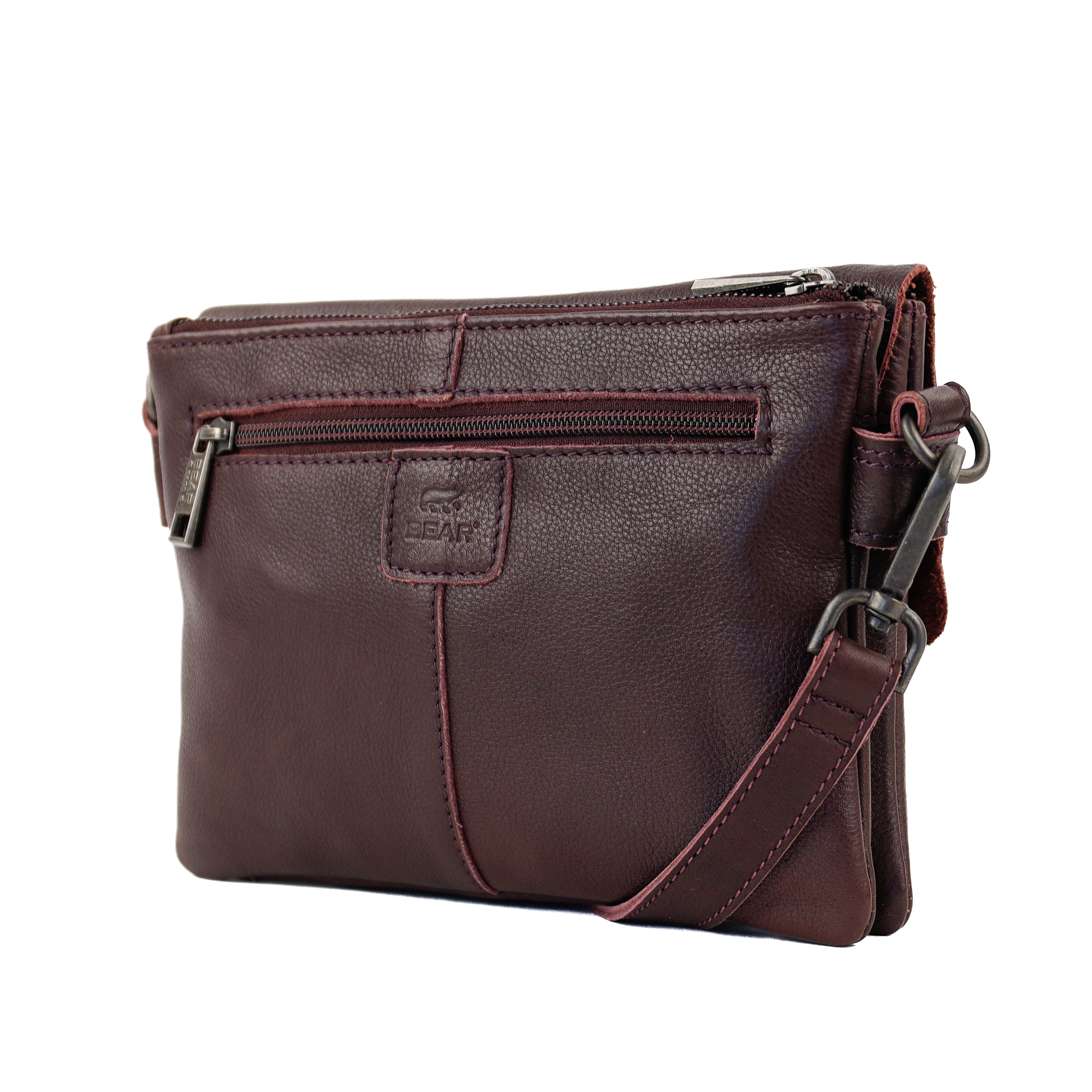 Schoudertasje met flap 'Billy' bordeaux