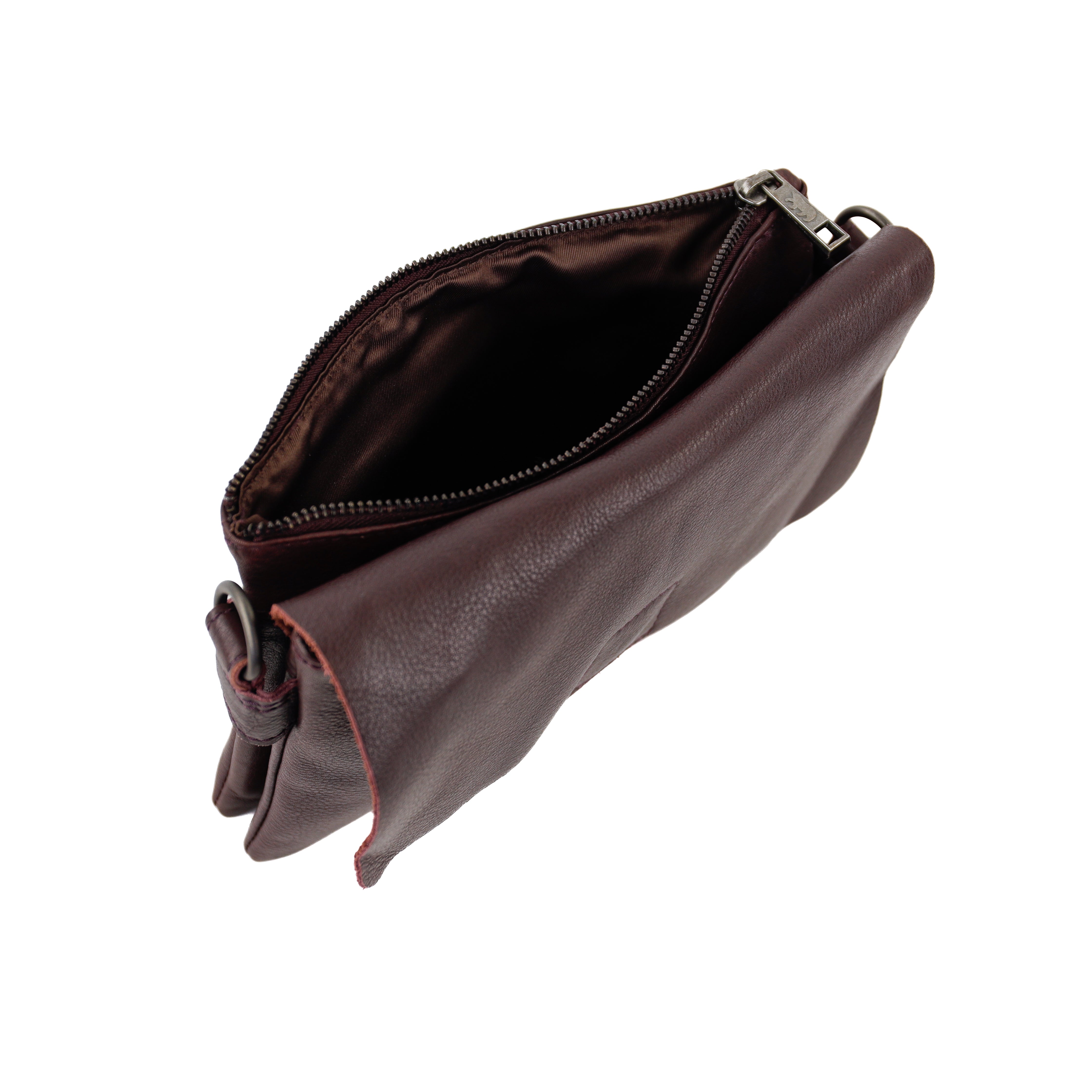 Schoudertasje met flap 'Billy' bordeaux