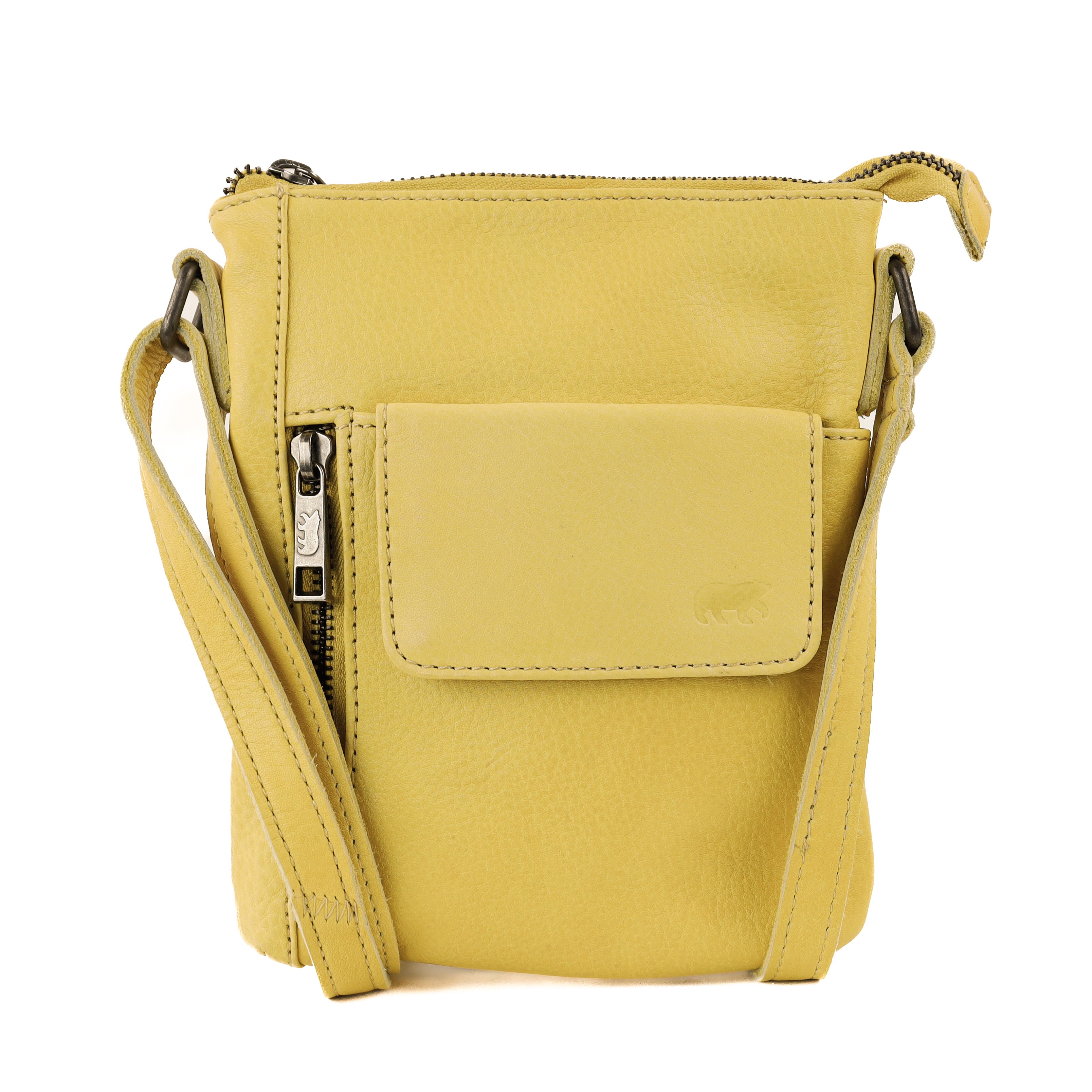 Schoudertasje 'Davide' butter yellow