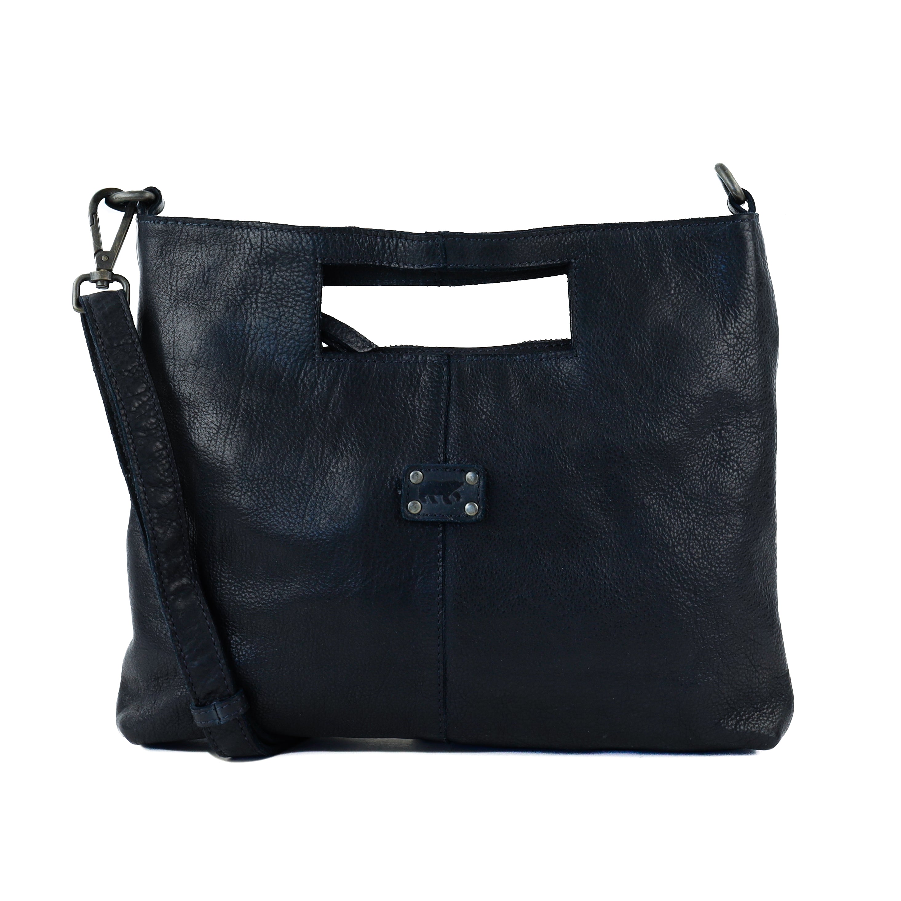 Clutch/schoudertasje 'Feline' navy