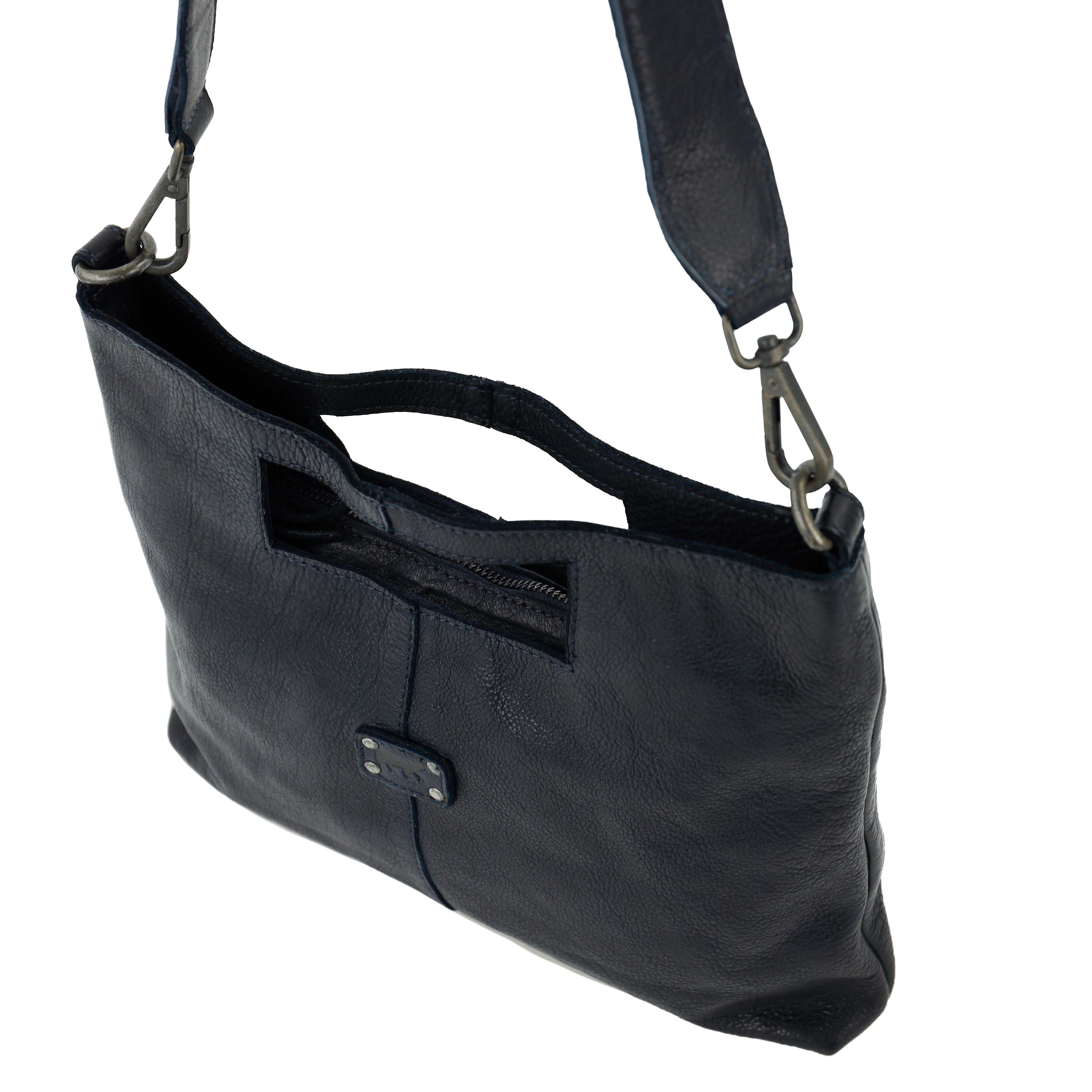 Clutch/schoudertasje 'Feline' navy