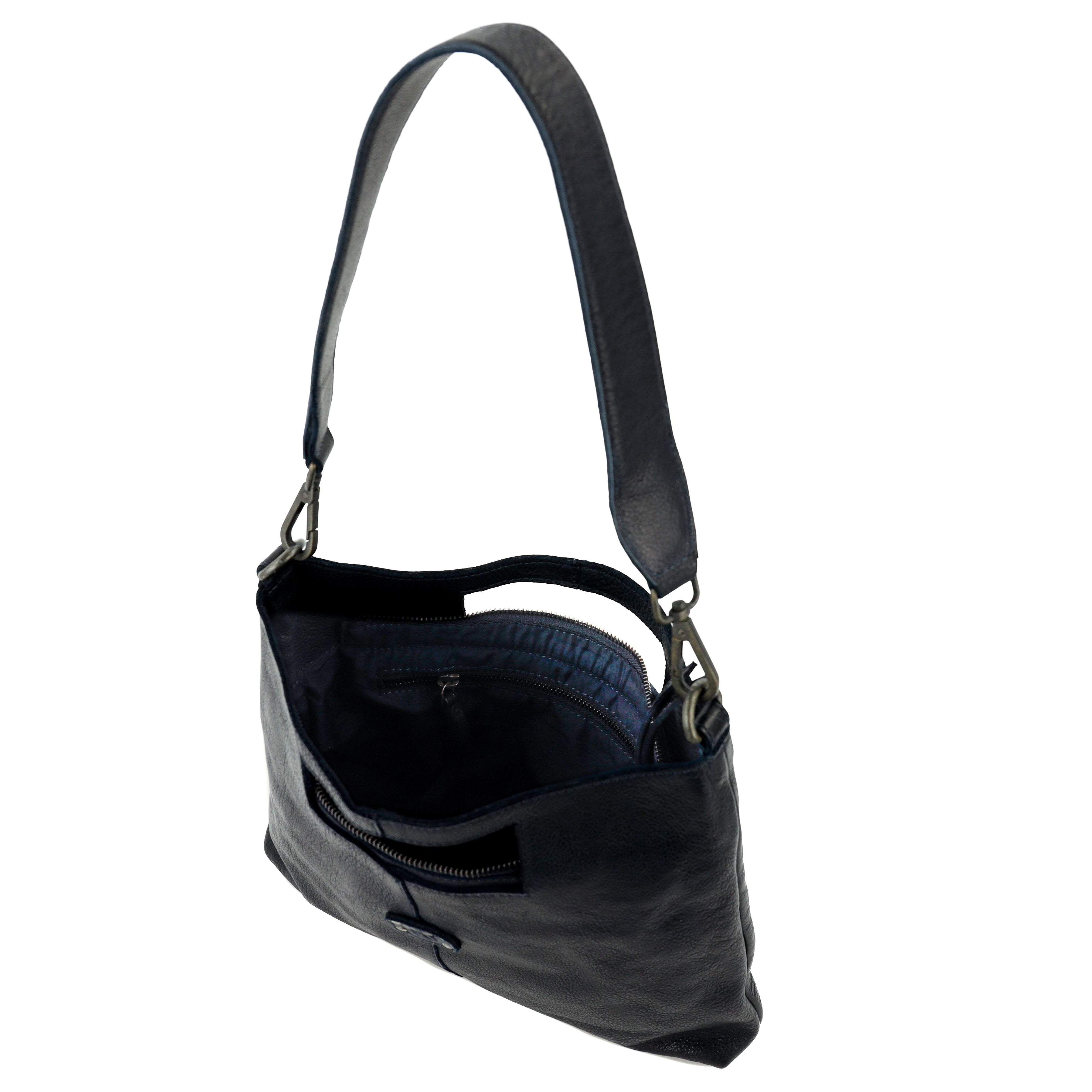 Clutch/schoudertasje 'Feline' navy
