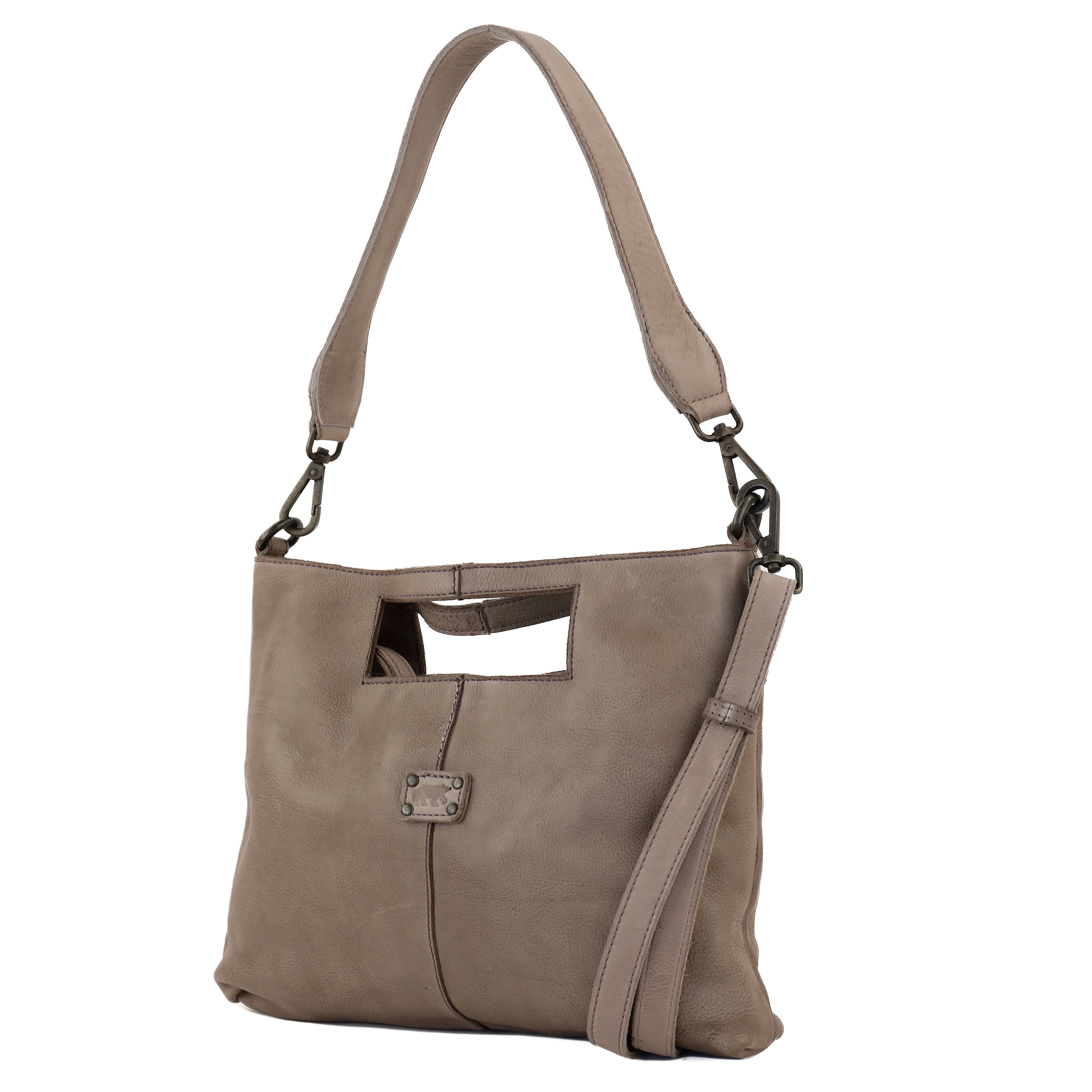 Clutch/schoudertasje 'Feline' taupe