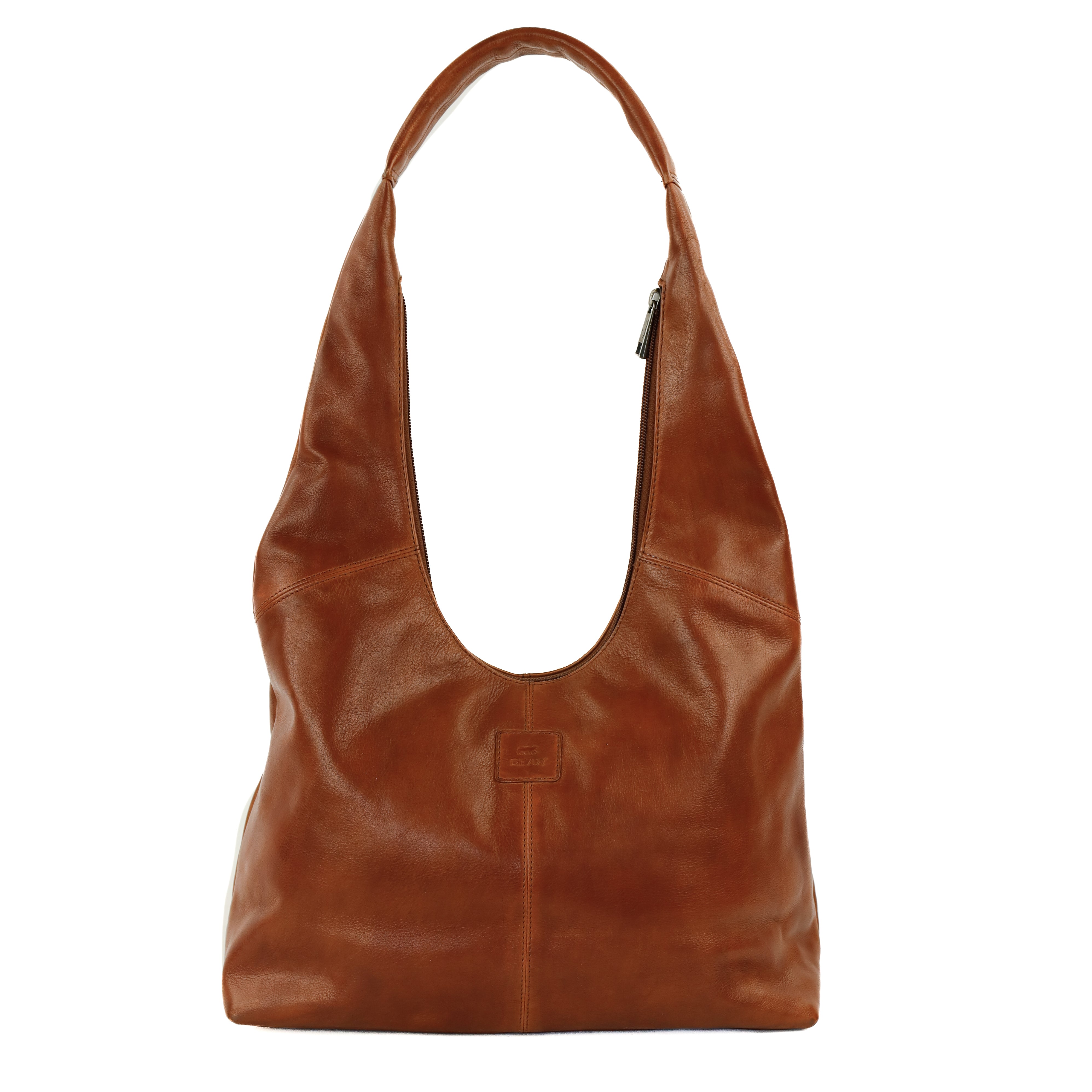 Shopper/buideltas 'Pauline' cognac