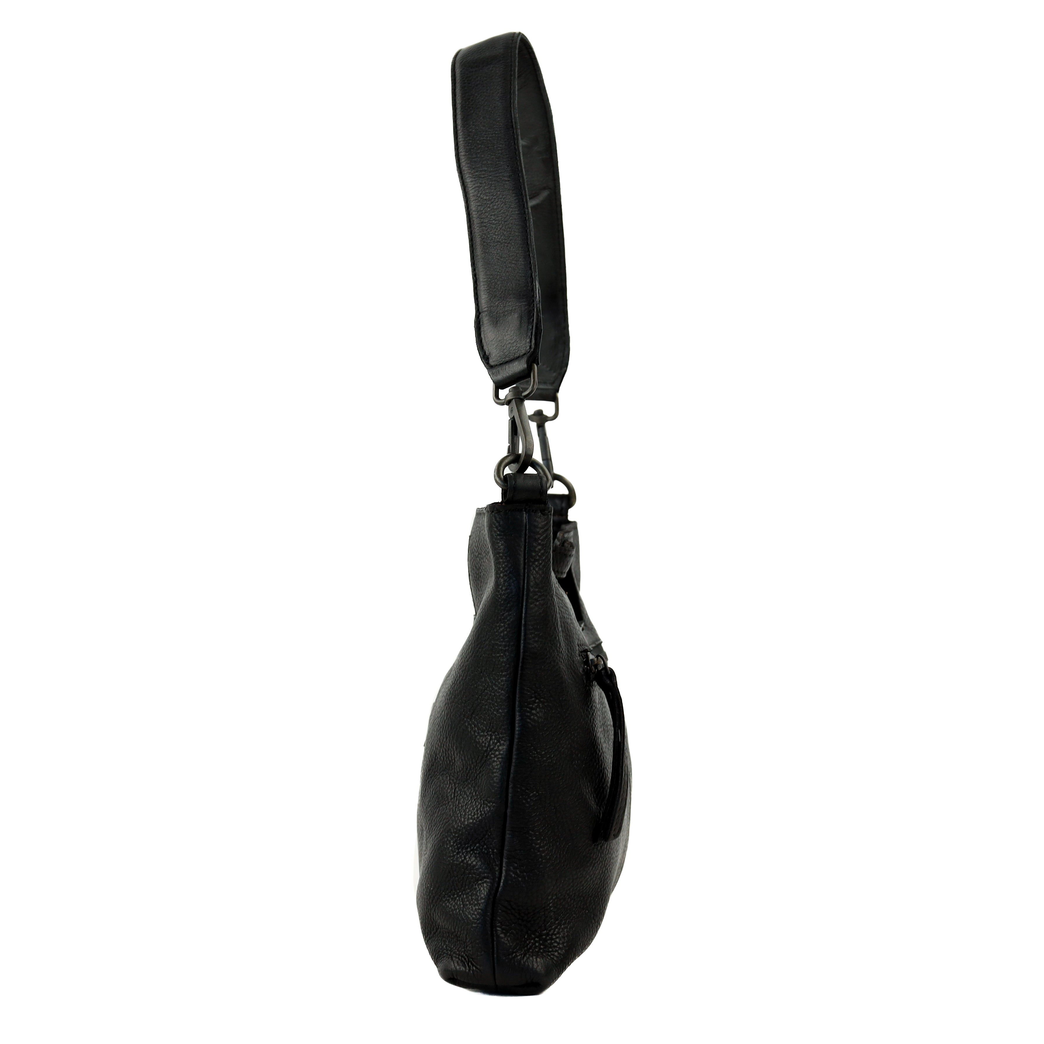 Clutch/shoulder bag 'Feline' black