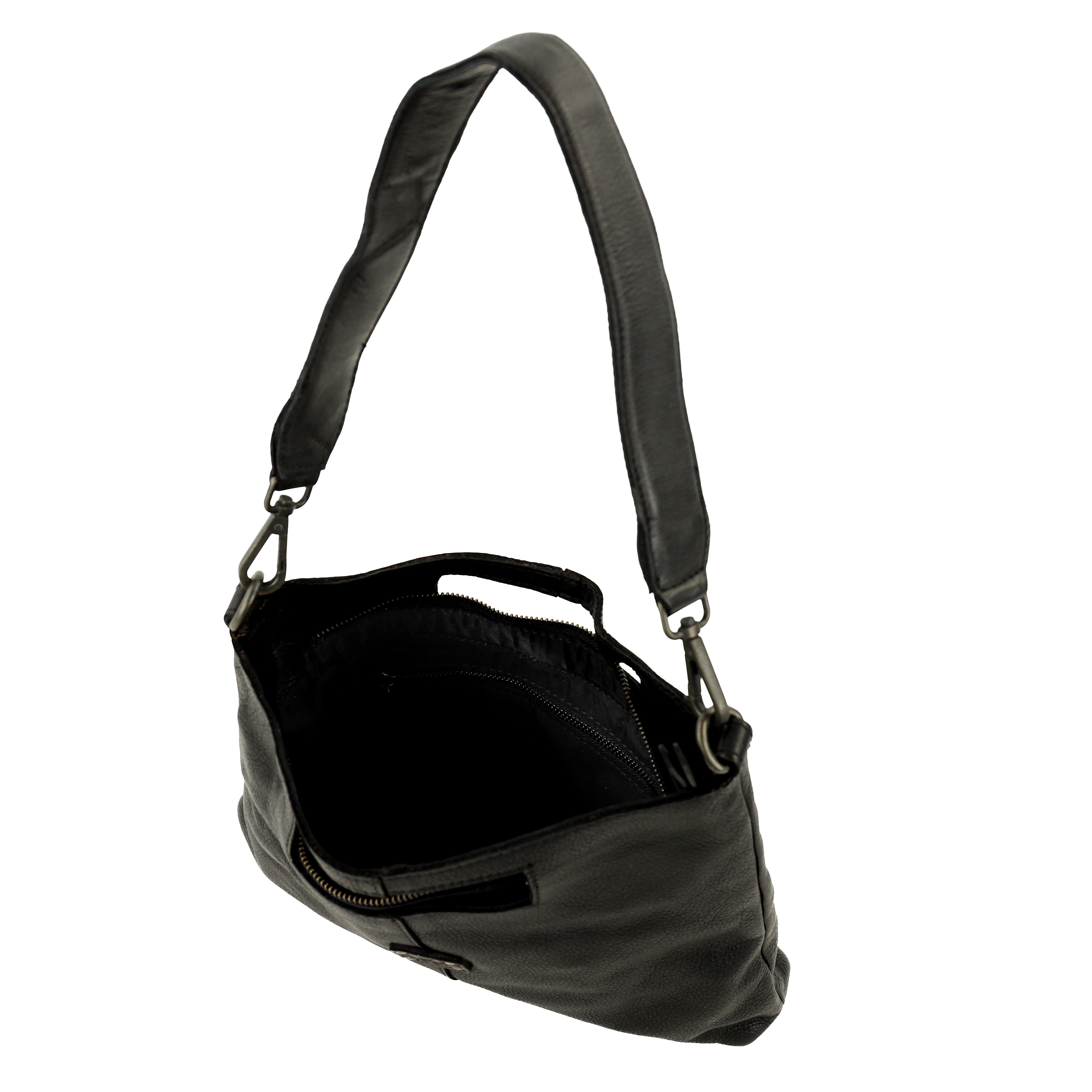 Clutch/shoulder bag 'Feline' black