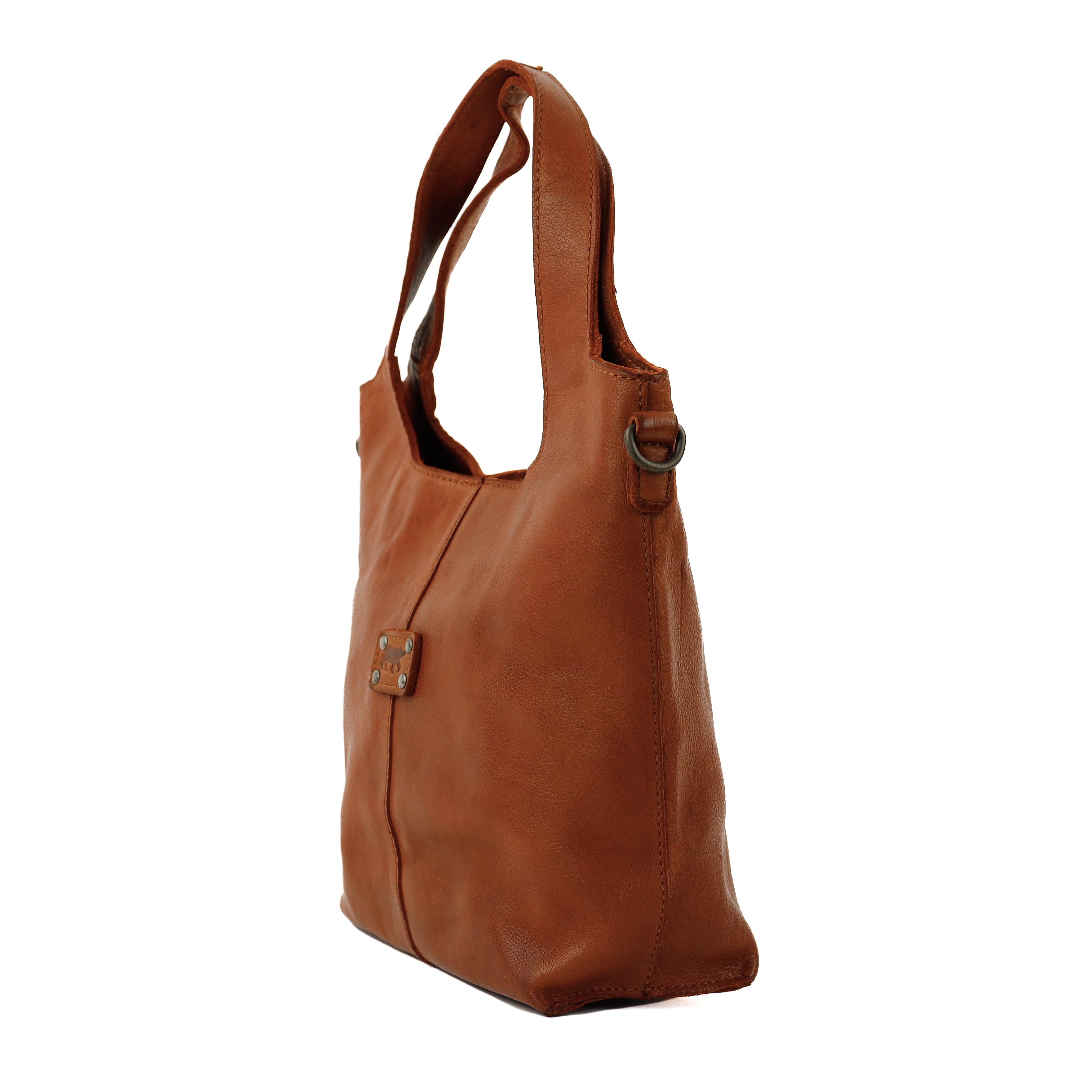 Hand/shoulder bag 'Maxime' cognac