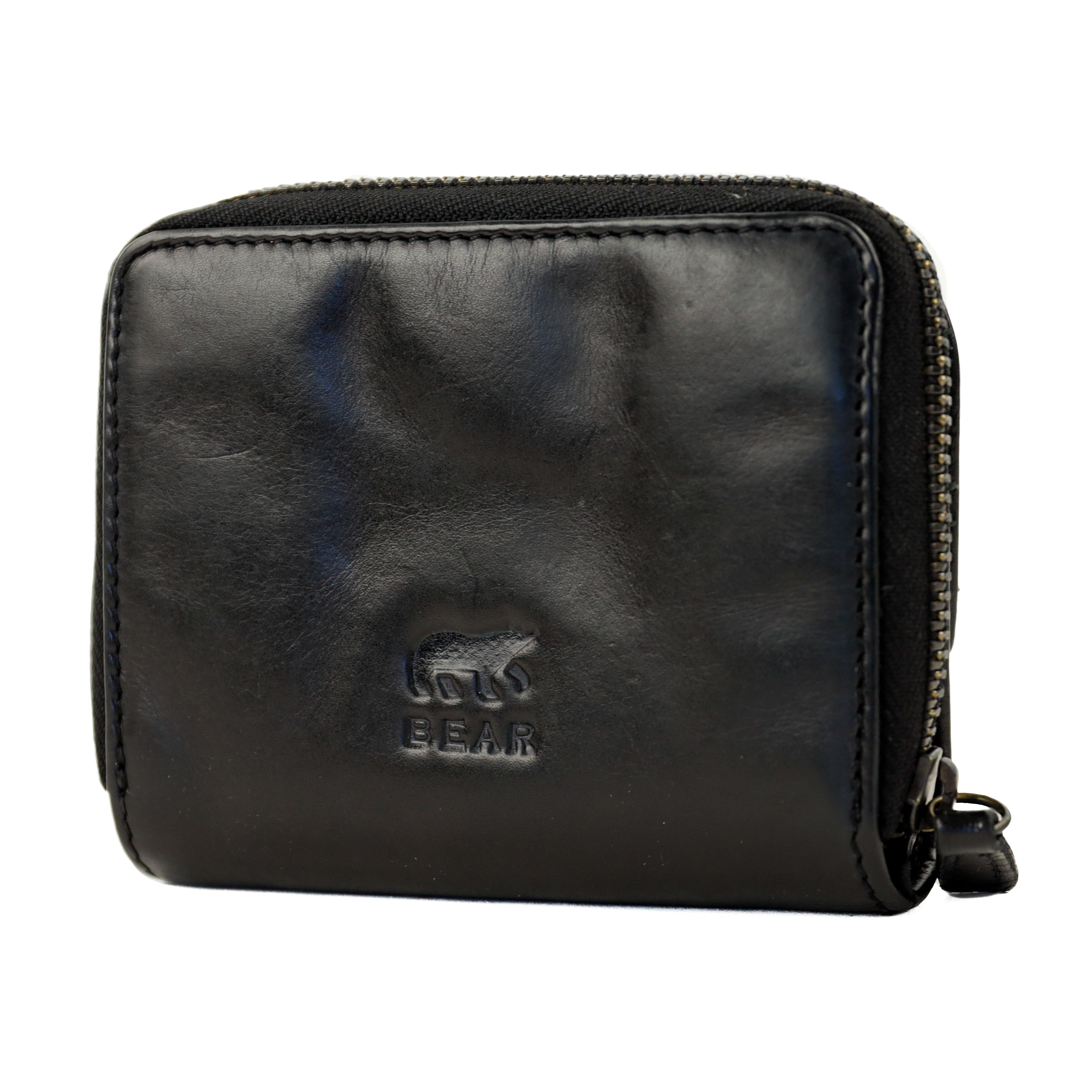 RFID Zipper wallet 'Britt' black