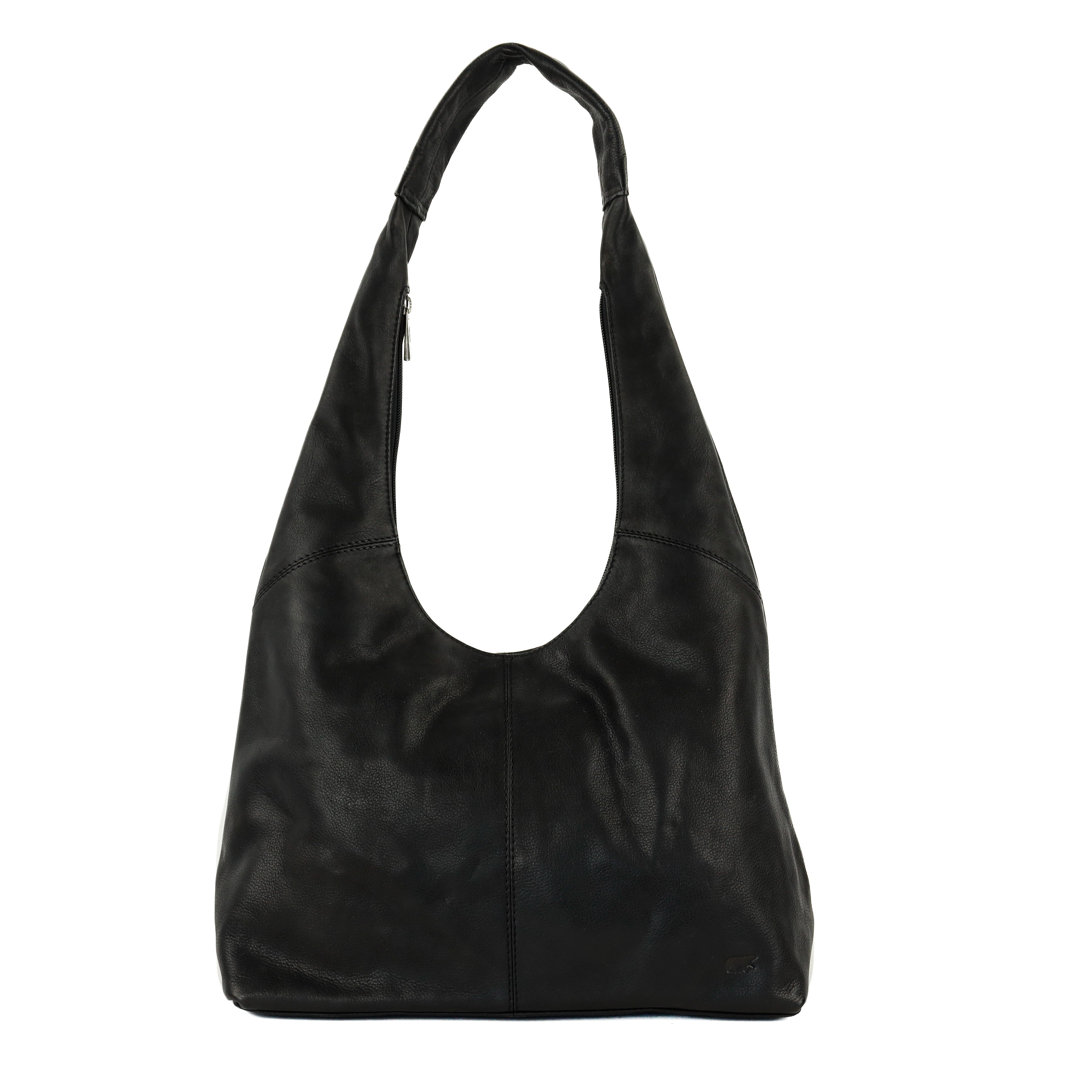 Shopper/buideltas 'Pauline' zwart