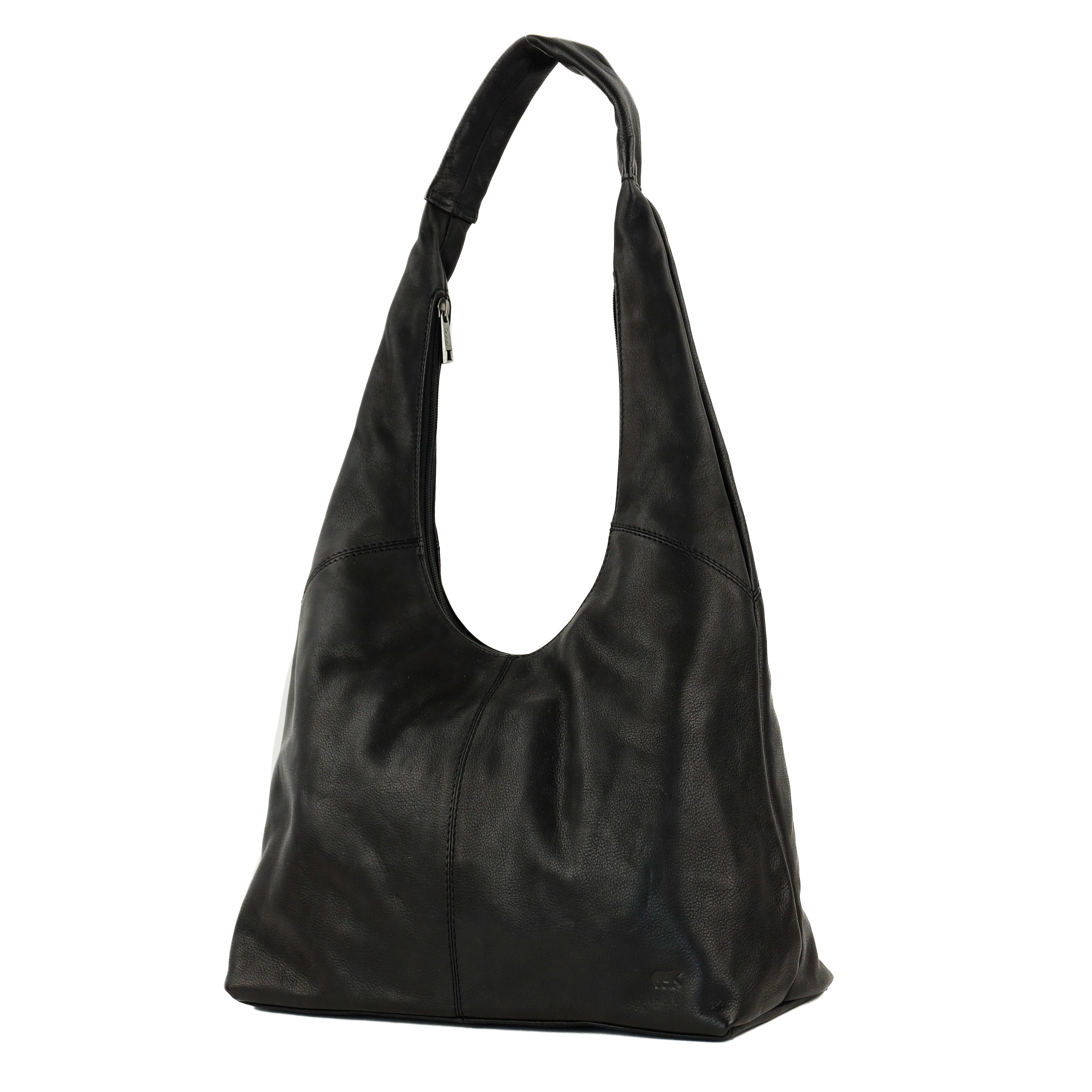 Shopper/buideltas 'Pauline' zwart