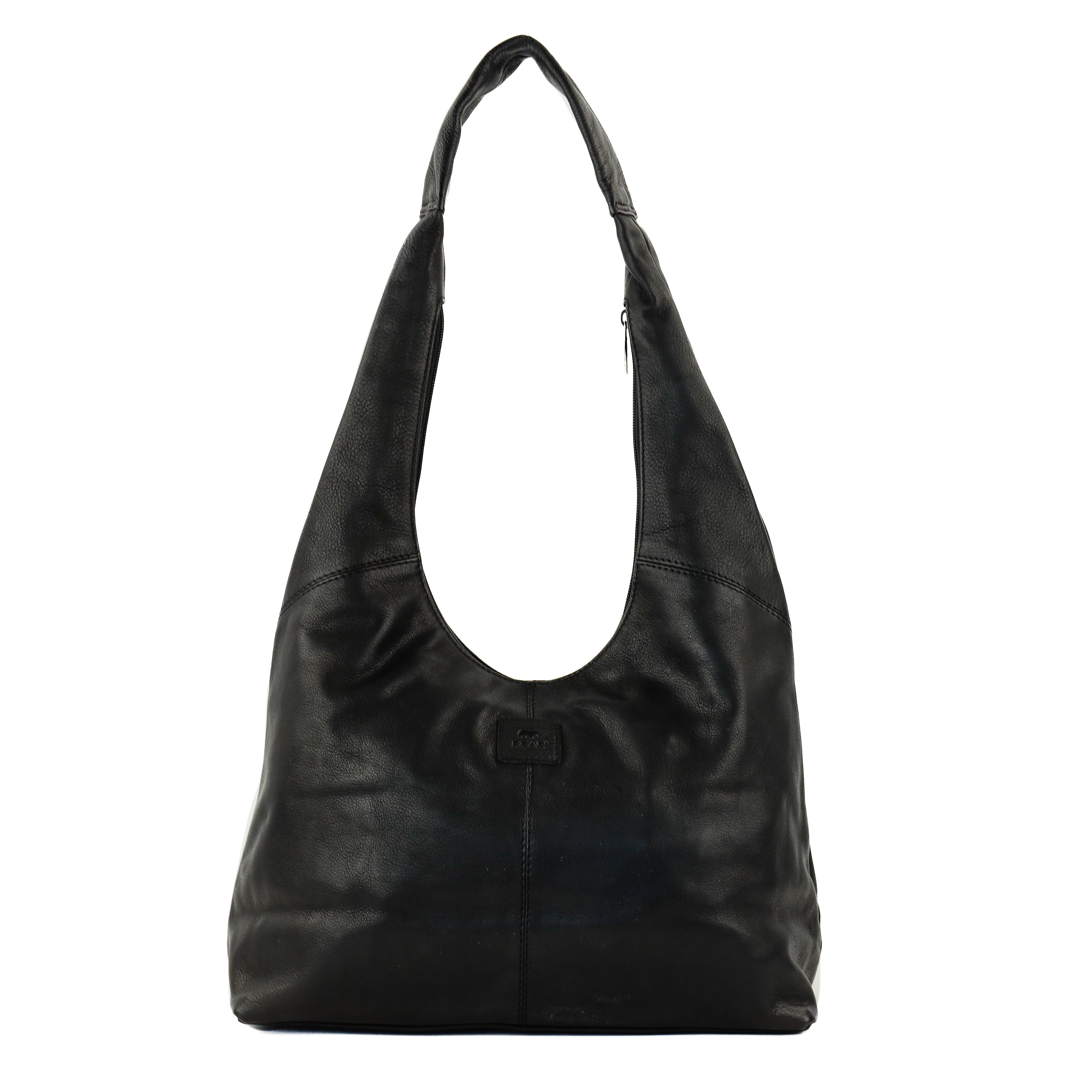 Shopper/buideltas 'Pauline' zwart