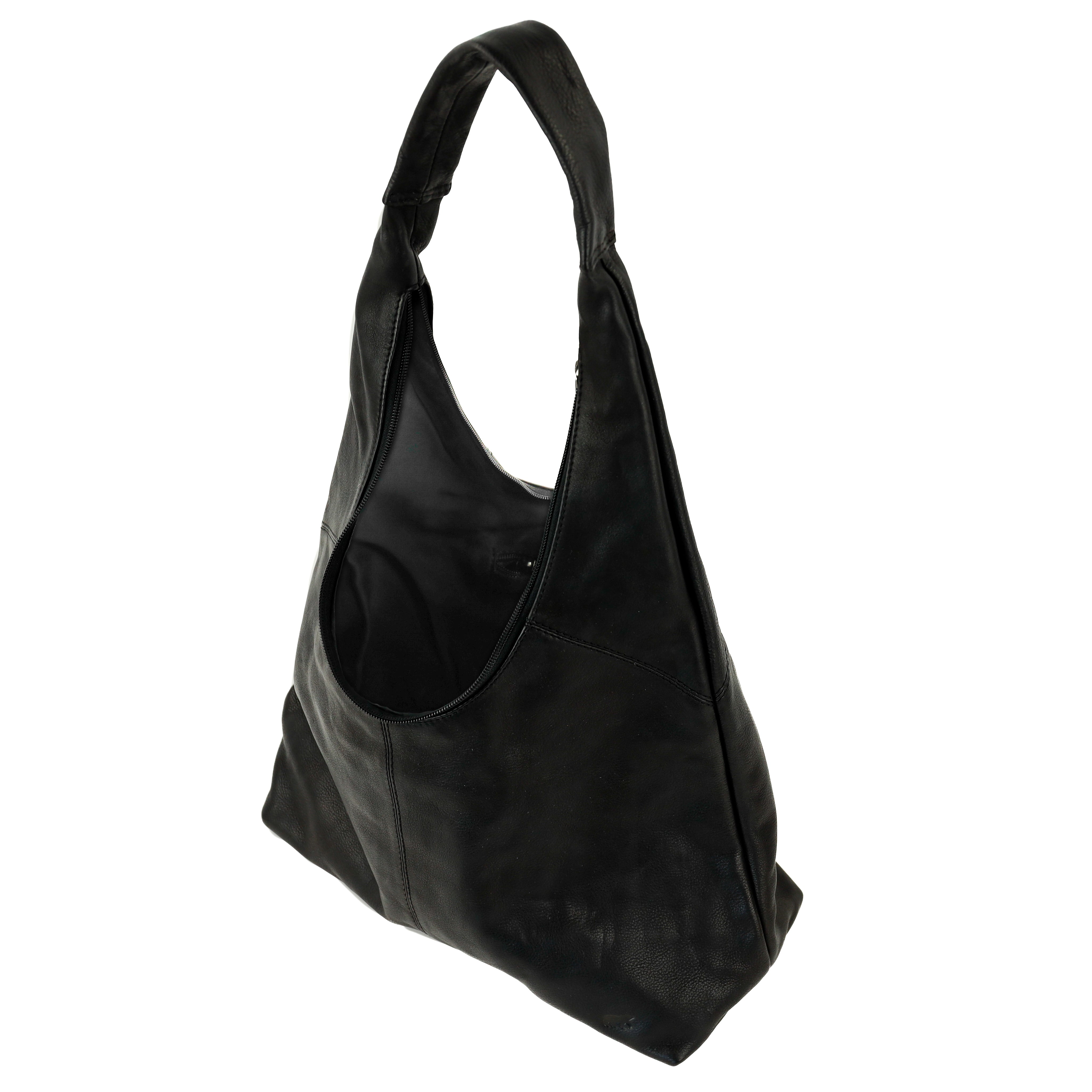 Shopper/buideltas 'Pauline' zwart
