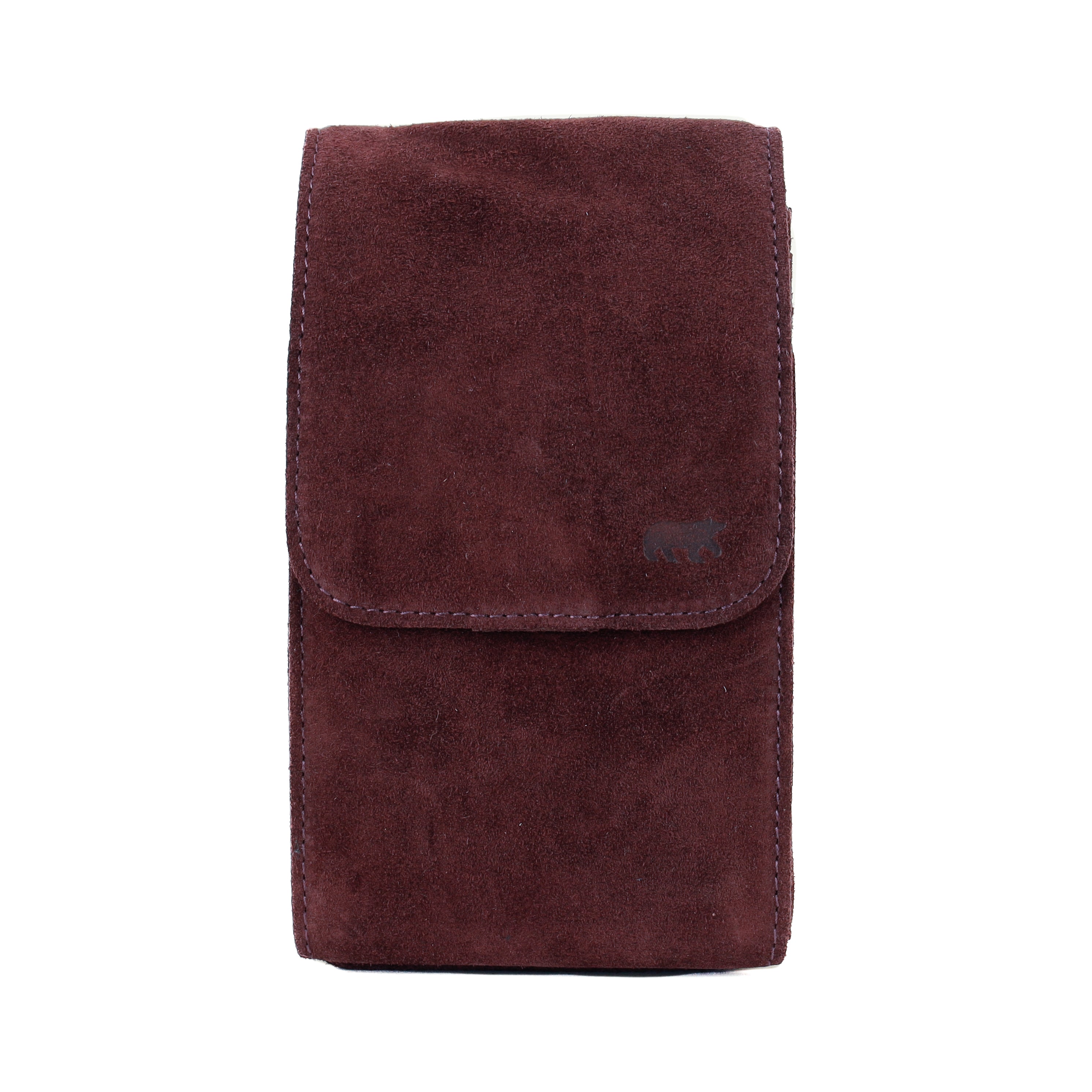 Suède schoudertasje 'Robbie' 2.0 bordeaux