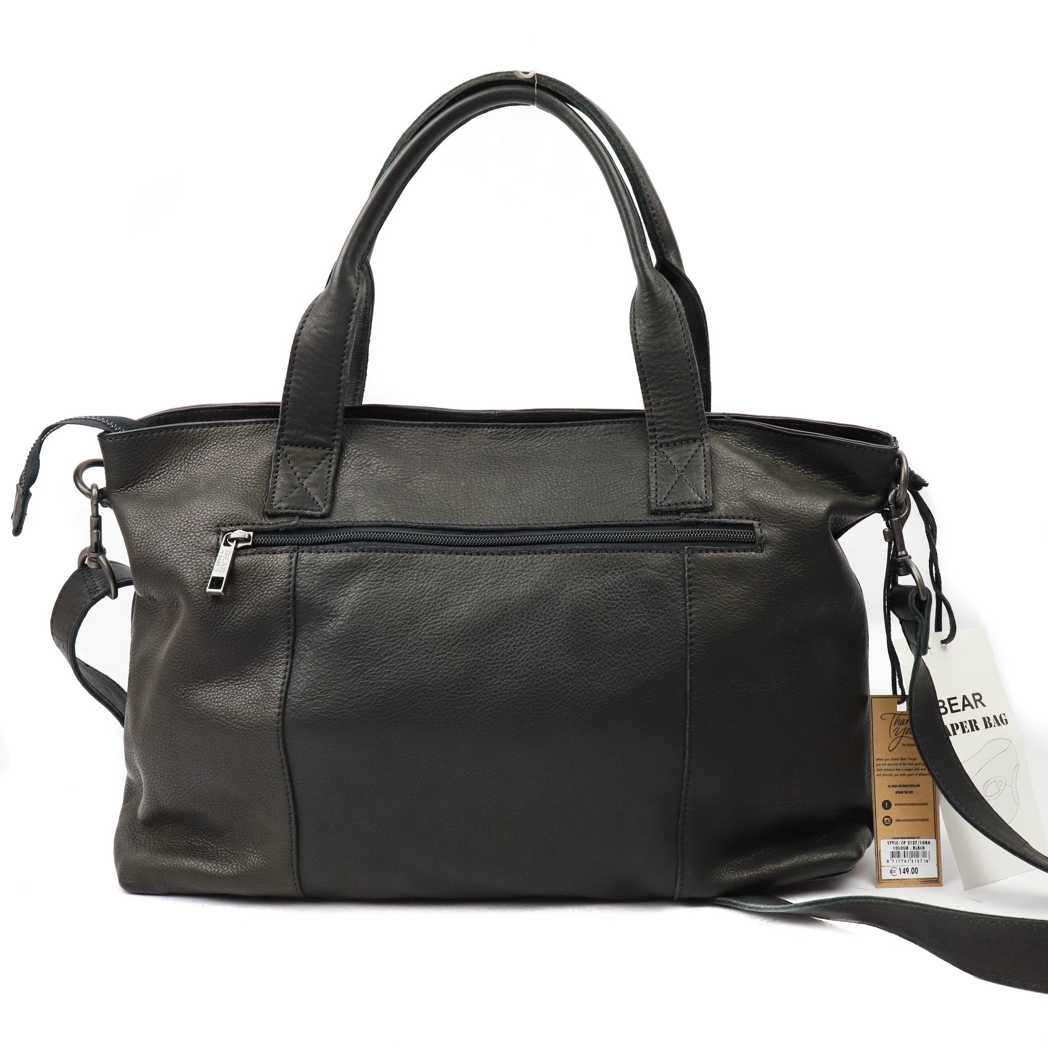 Shoulder/Diaper Bag 'Cora' Black - CP 2127