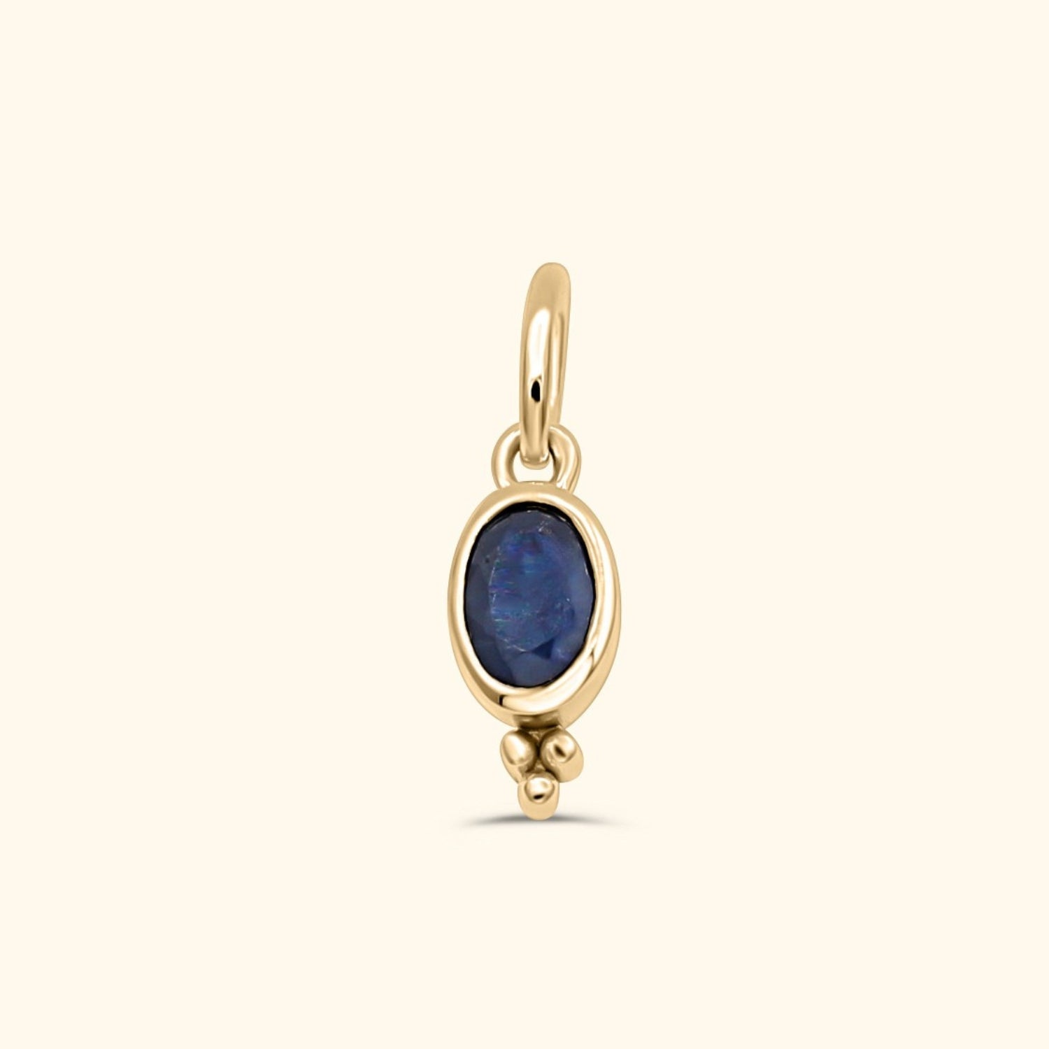Birthstone Ketting | Gold plated brass
