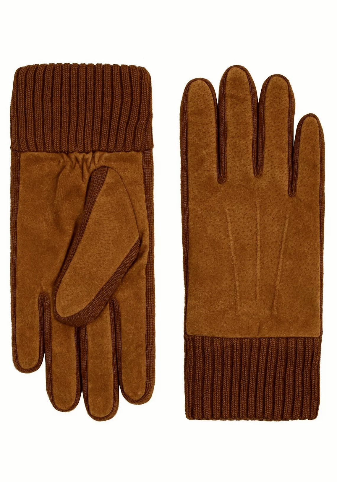 Men's gloves 'Stan' cognac