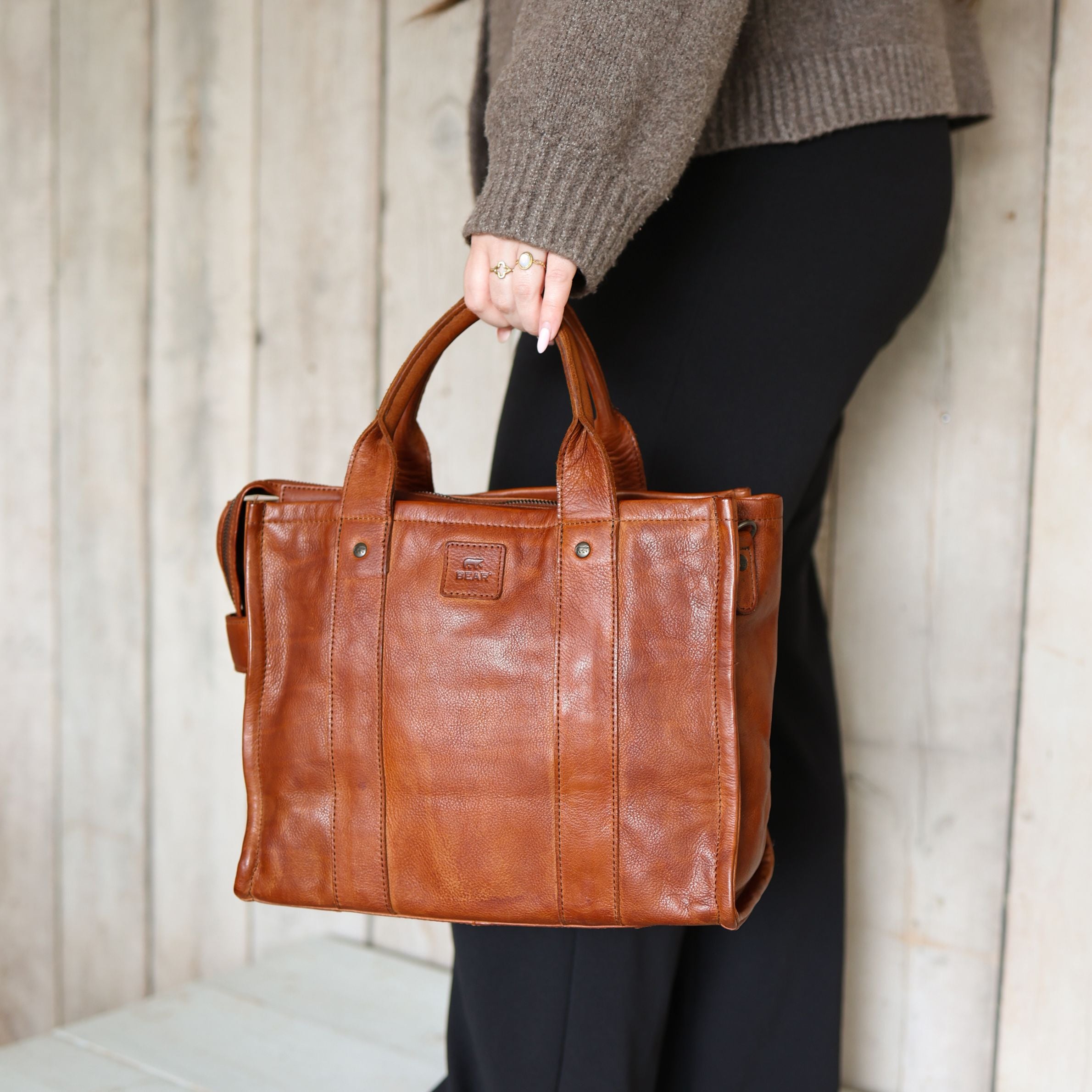 Tote bag 'Pepe' L zwart