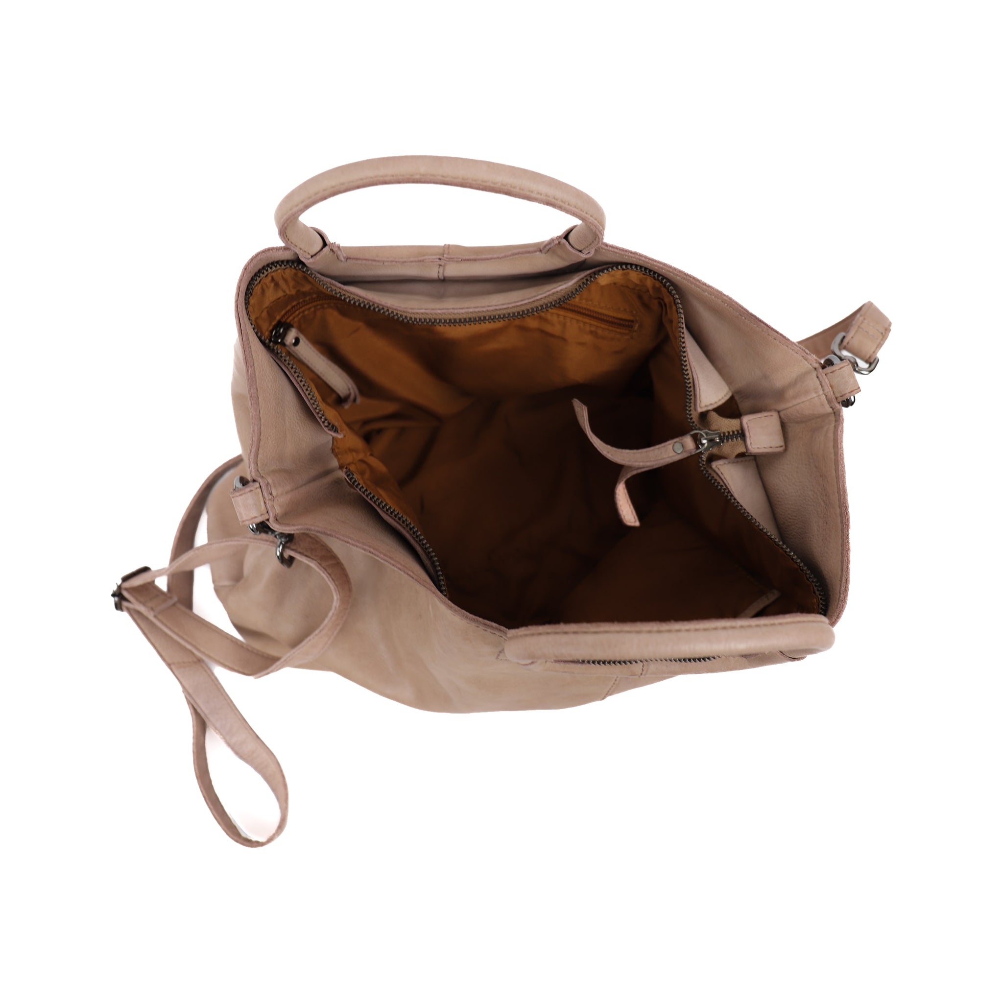 Hand/shoulder bag 'Jasmine' M taupe