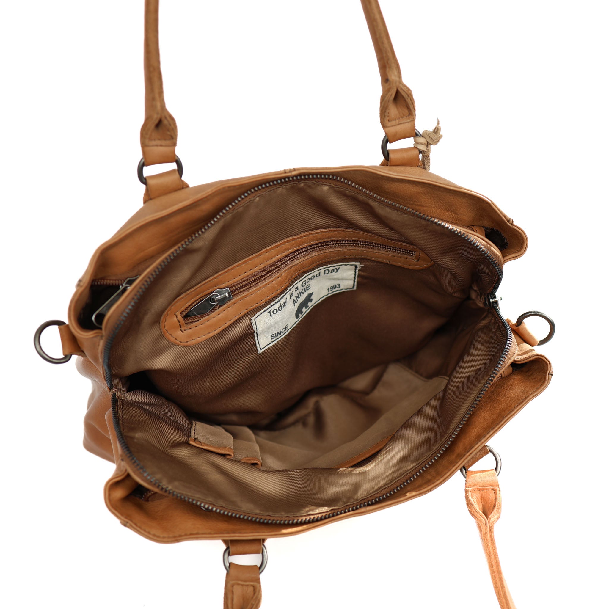 Hand/shoulderbag 'Ankie' taupe