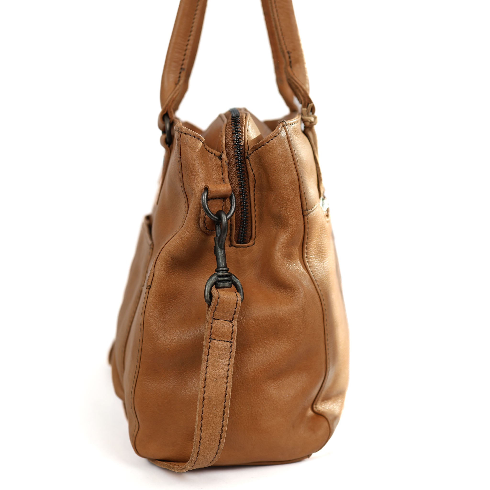 Hand/shoulderbag 'Ankie' taupe