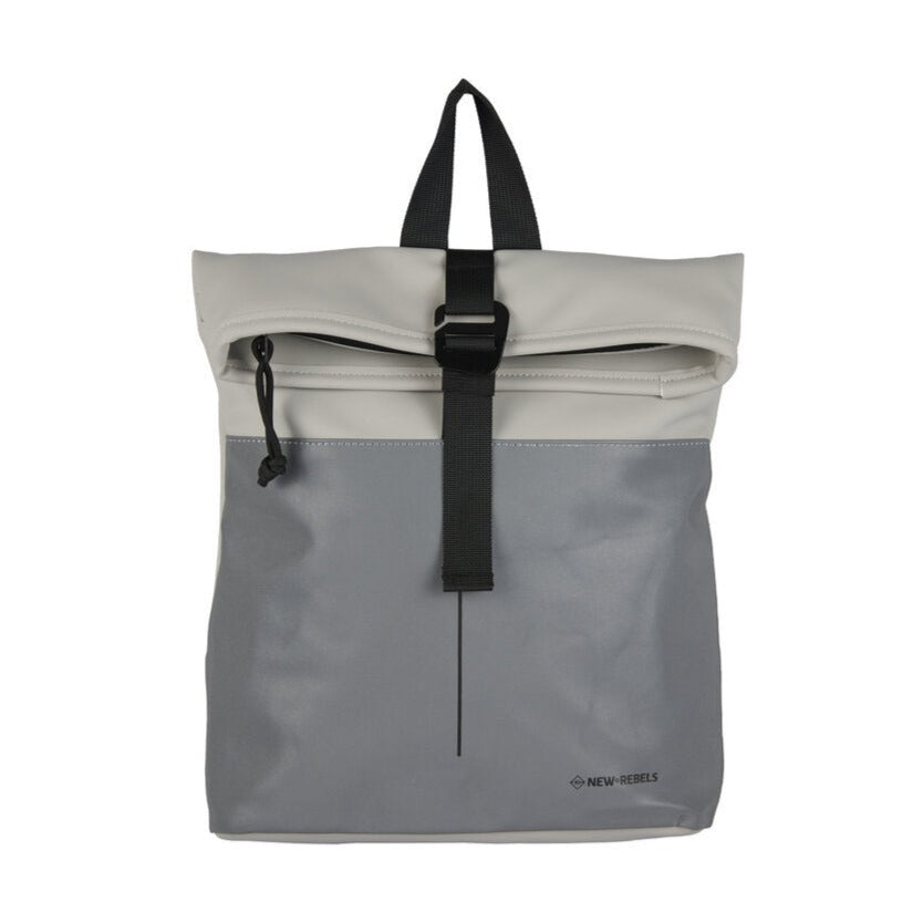 Waterproof backpack 'Mart' mini 9L light gray/reflective