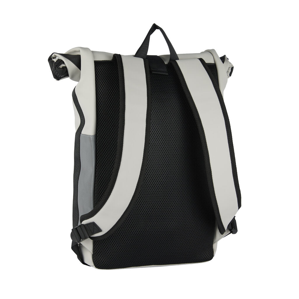 Waterproof backpack 'Mart' light gray/reflective 16L