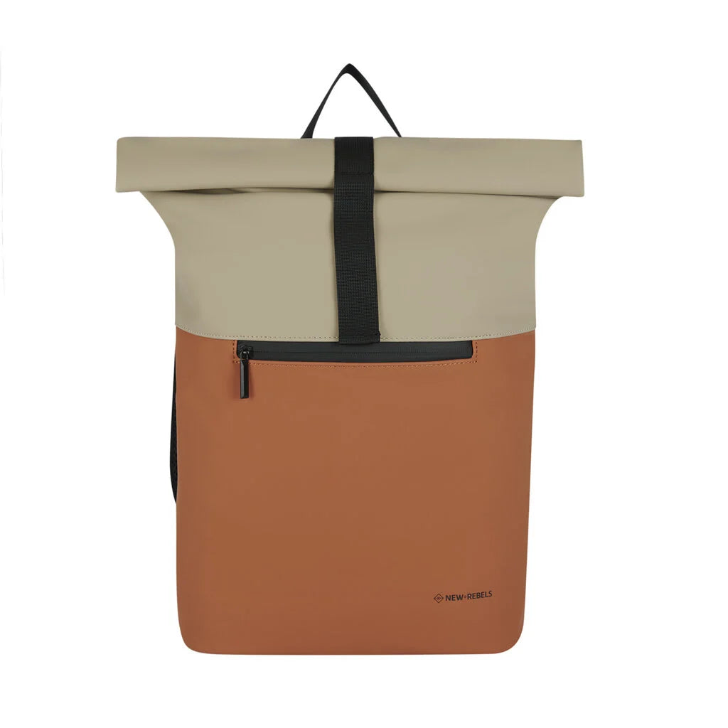 Backpack 'Montgomery' orange/beige 15L
