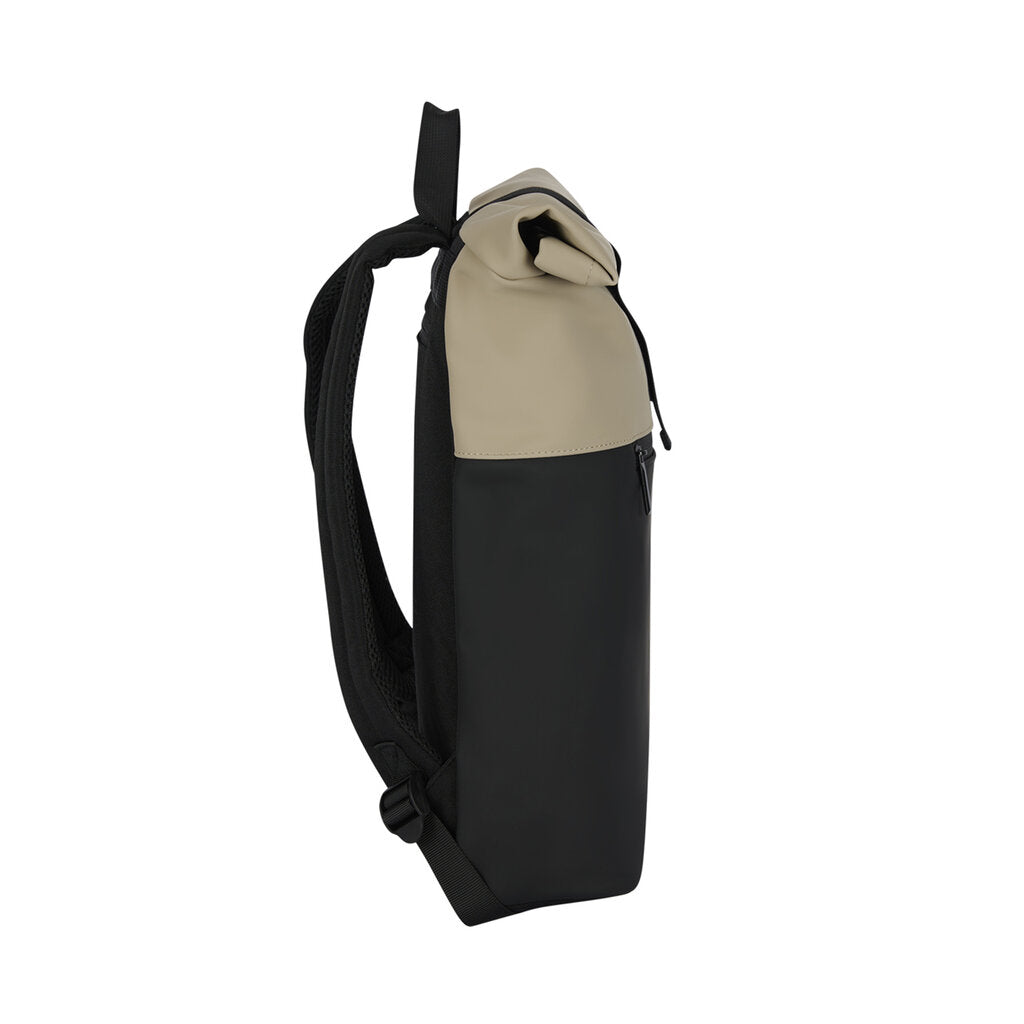 Backpack 'Montgomery' black/beige 15L