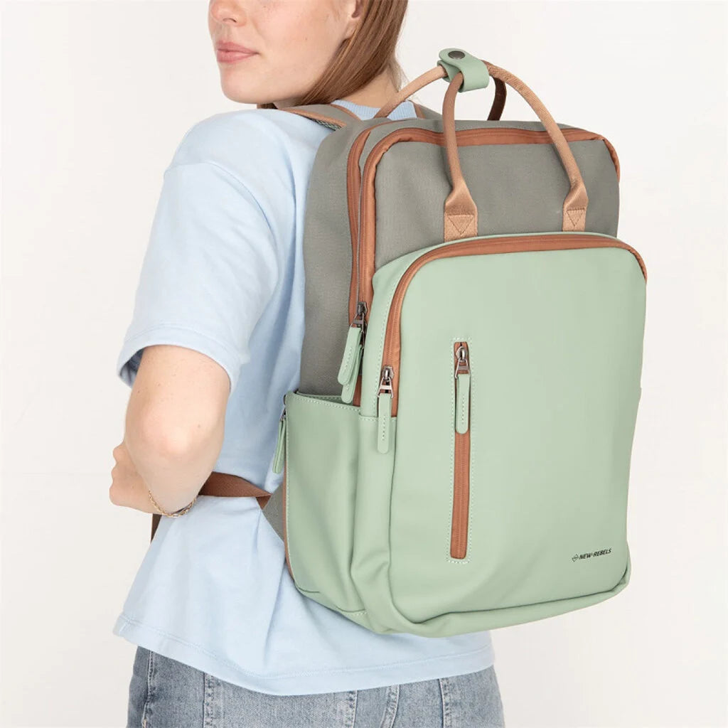 Ferron - Waterafstotende rugzak 'Milwaukee' 20L sage green