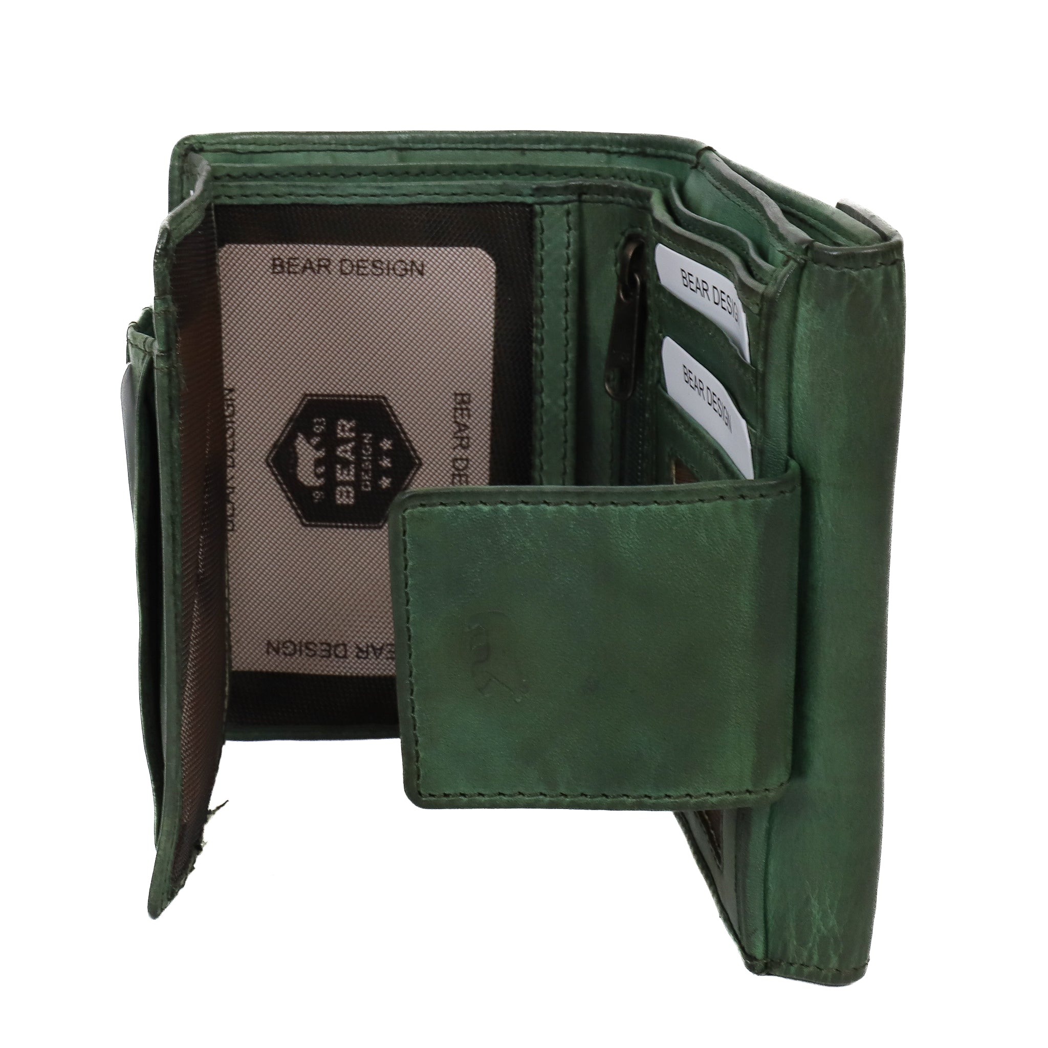 Wallet 'Jill' green - CL 16211