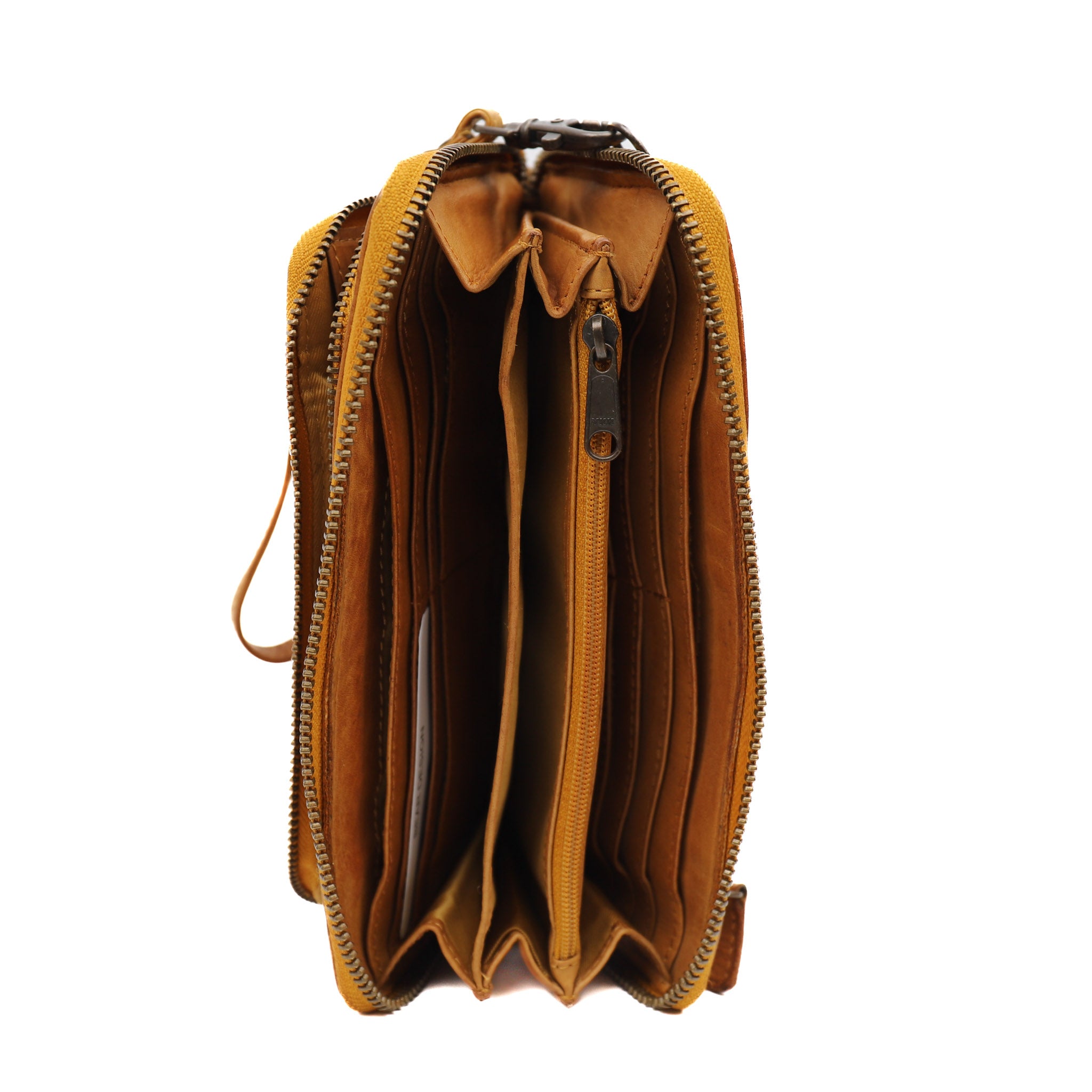 Zipper wallet 'Isa' yellow - CL 14851
