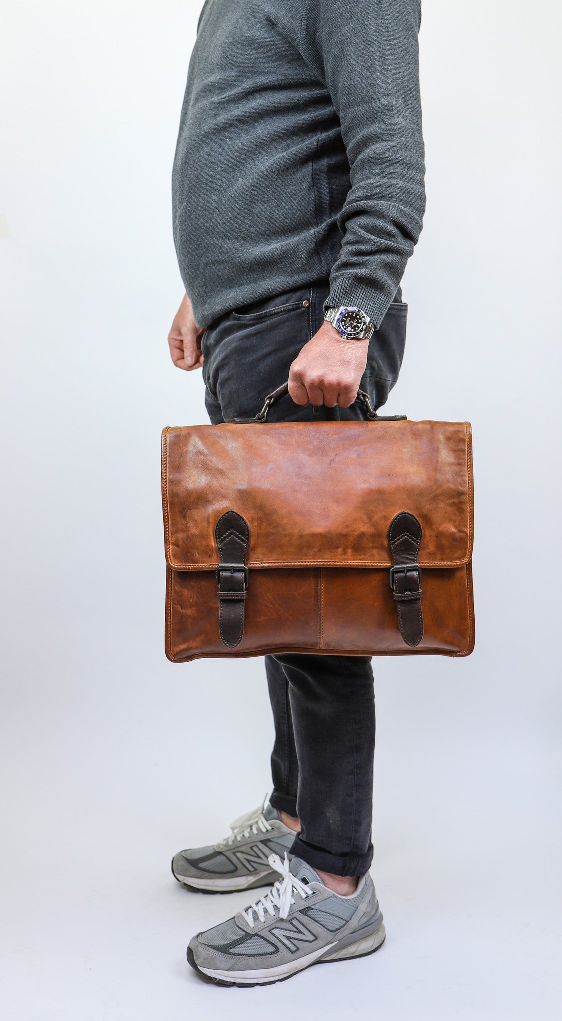 Cognac briefcase hot sale