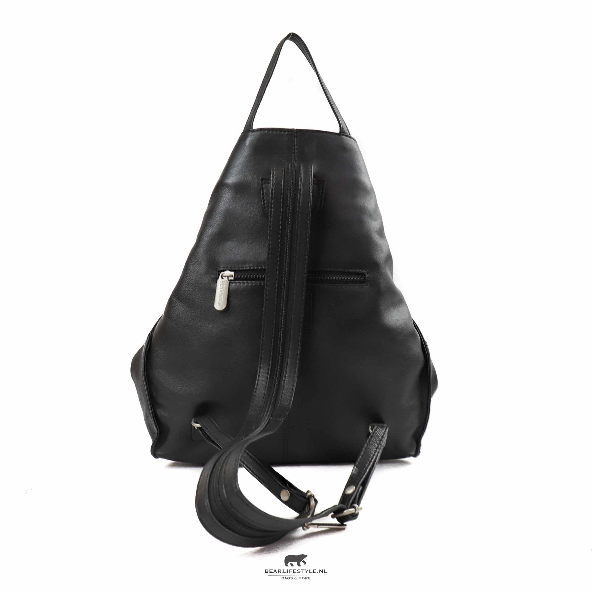 Folding backpack 'Lisa' black - B 6150