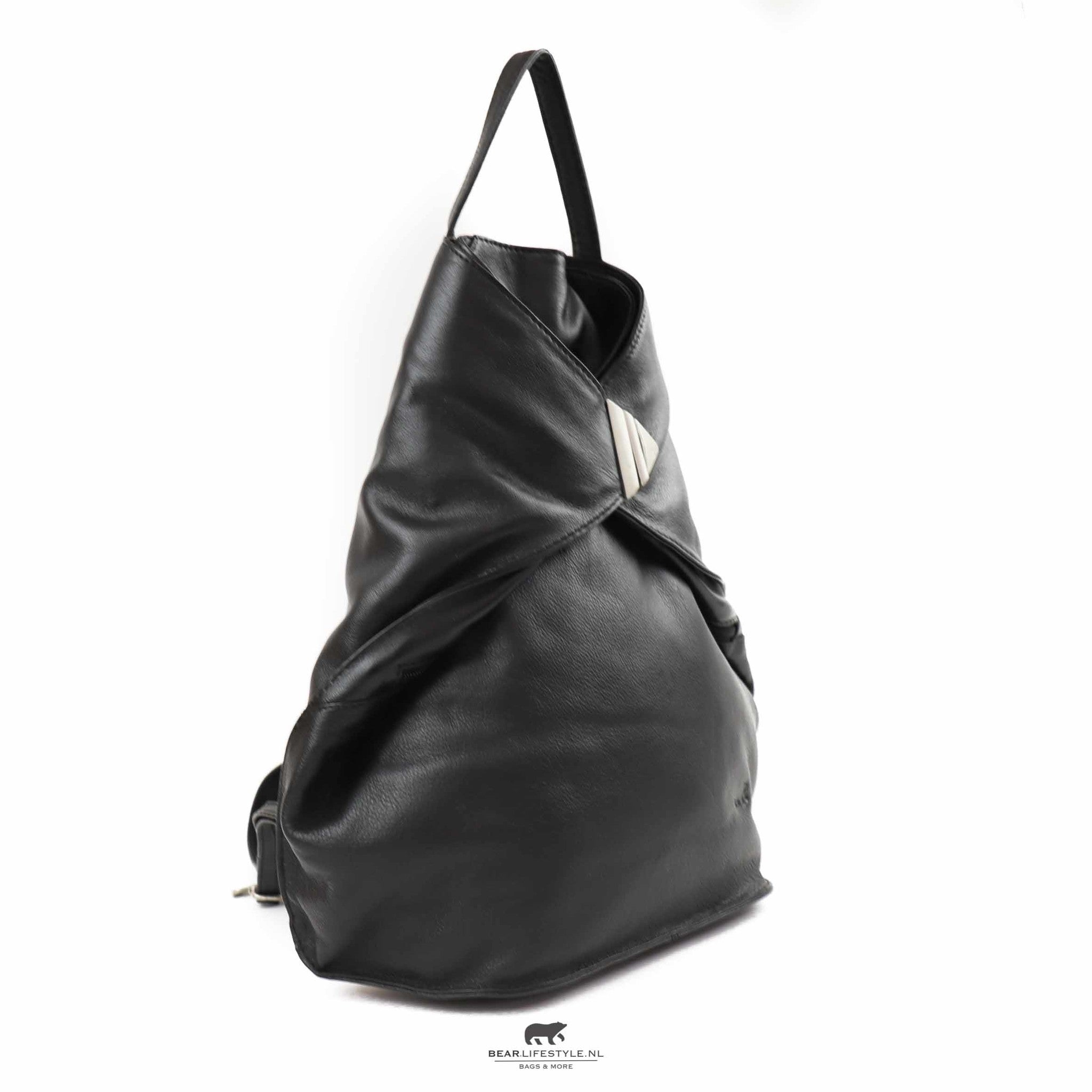 Folding backpack 'Lisa' black - B 6150